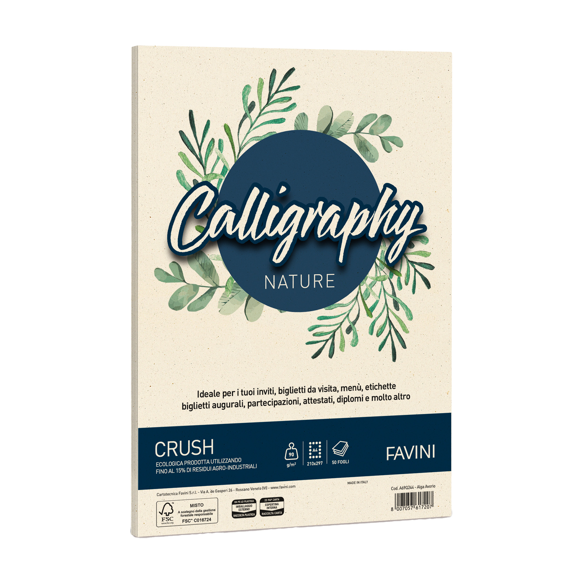 Carta Calligraphy Nature Crush - A4 - 90 …