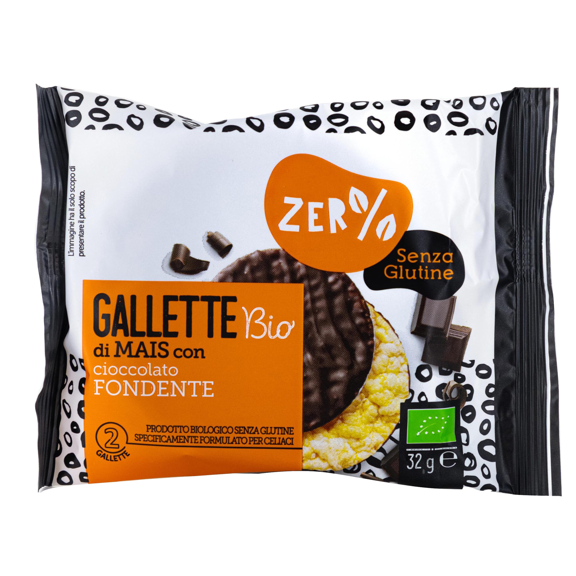 Gallette di mais - ricoperte di cioccolato fondente …