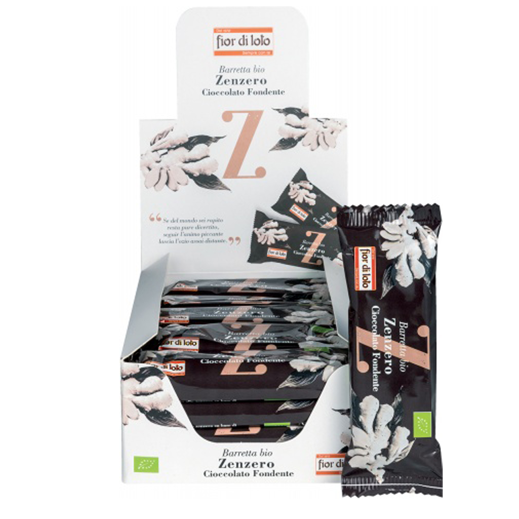 Barretta di riso - zenzero e cioccolato fondente …