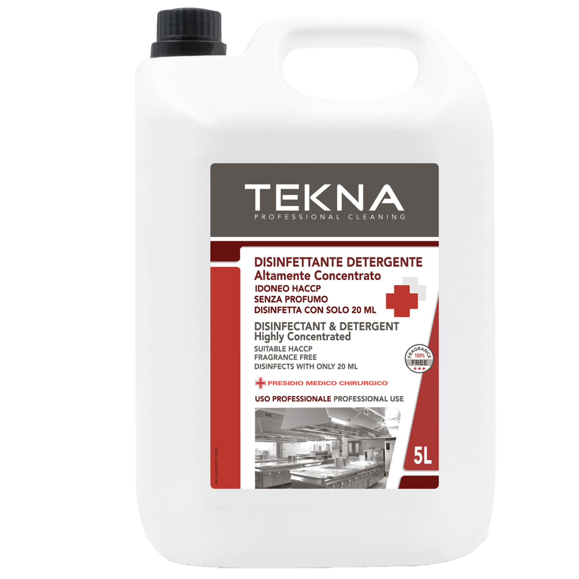 Disinfettante detergente - per superfici - super concentrato …