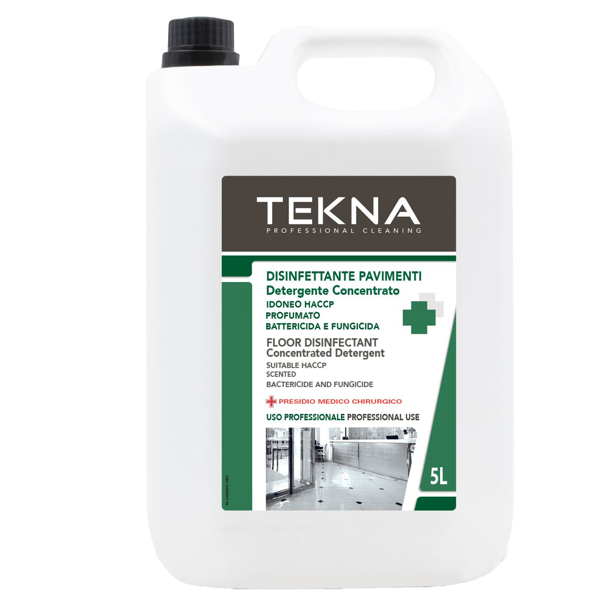 Disinfettante detergente - per pavimenti - concentrato - …
