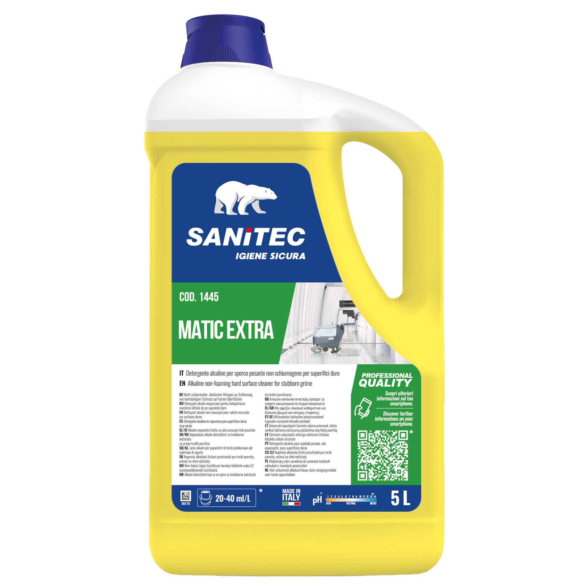 Detergente alcalino Matic Extra - per sporco pesante …