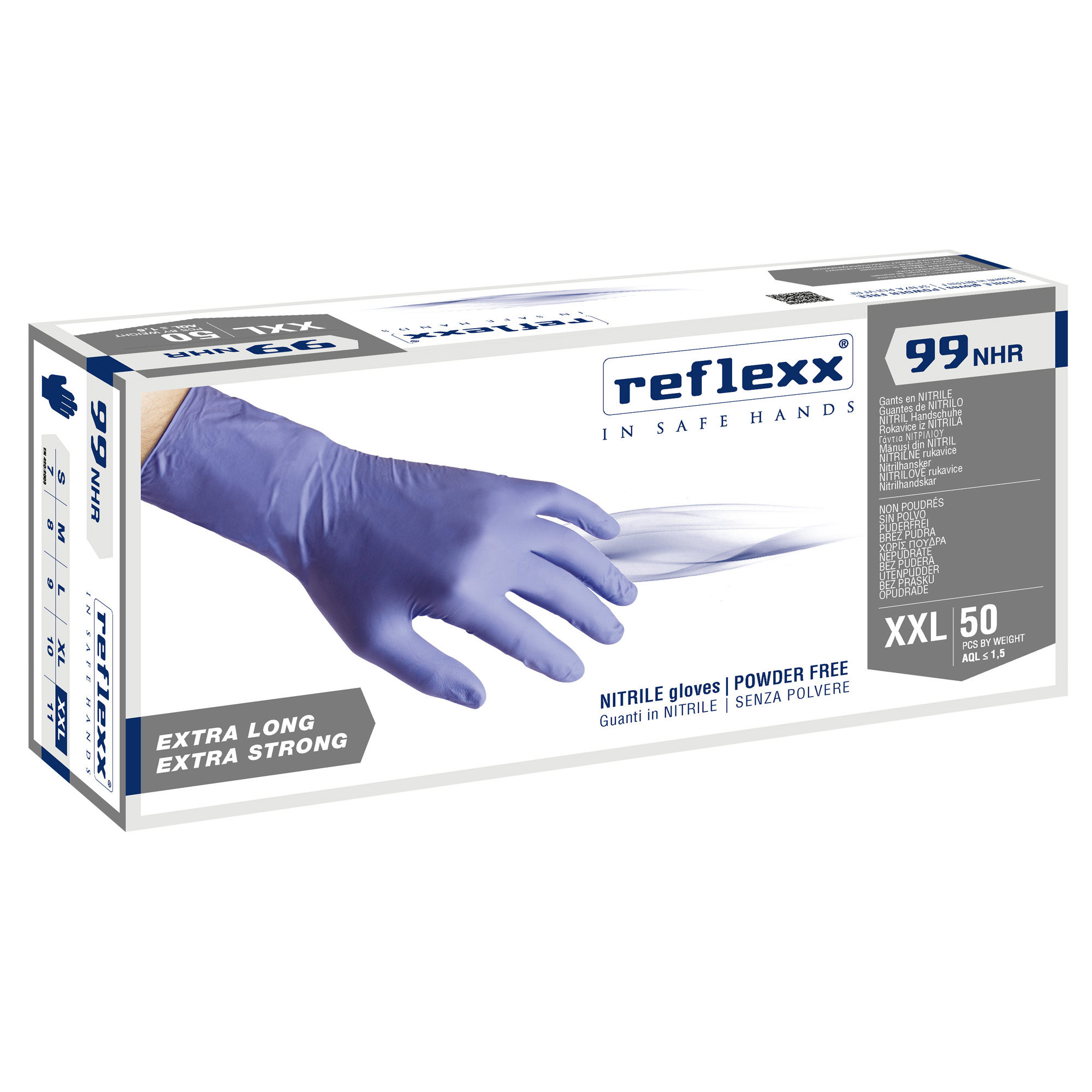 Guanti in nitrile ultra resist R99 - manichetta …