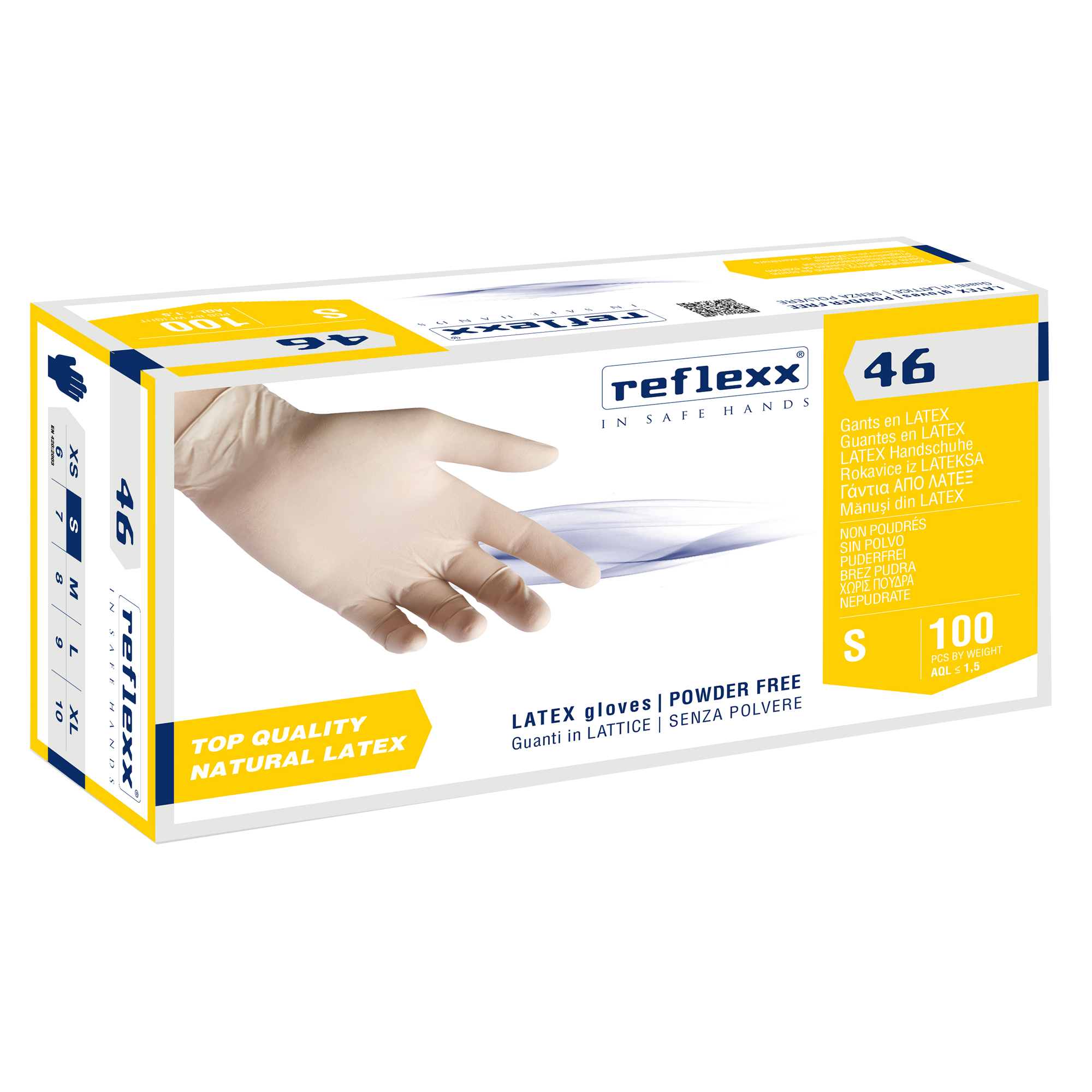 Guanti in lattice R46 - s/polvere - tg …