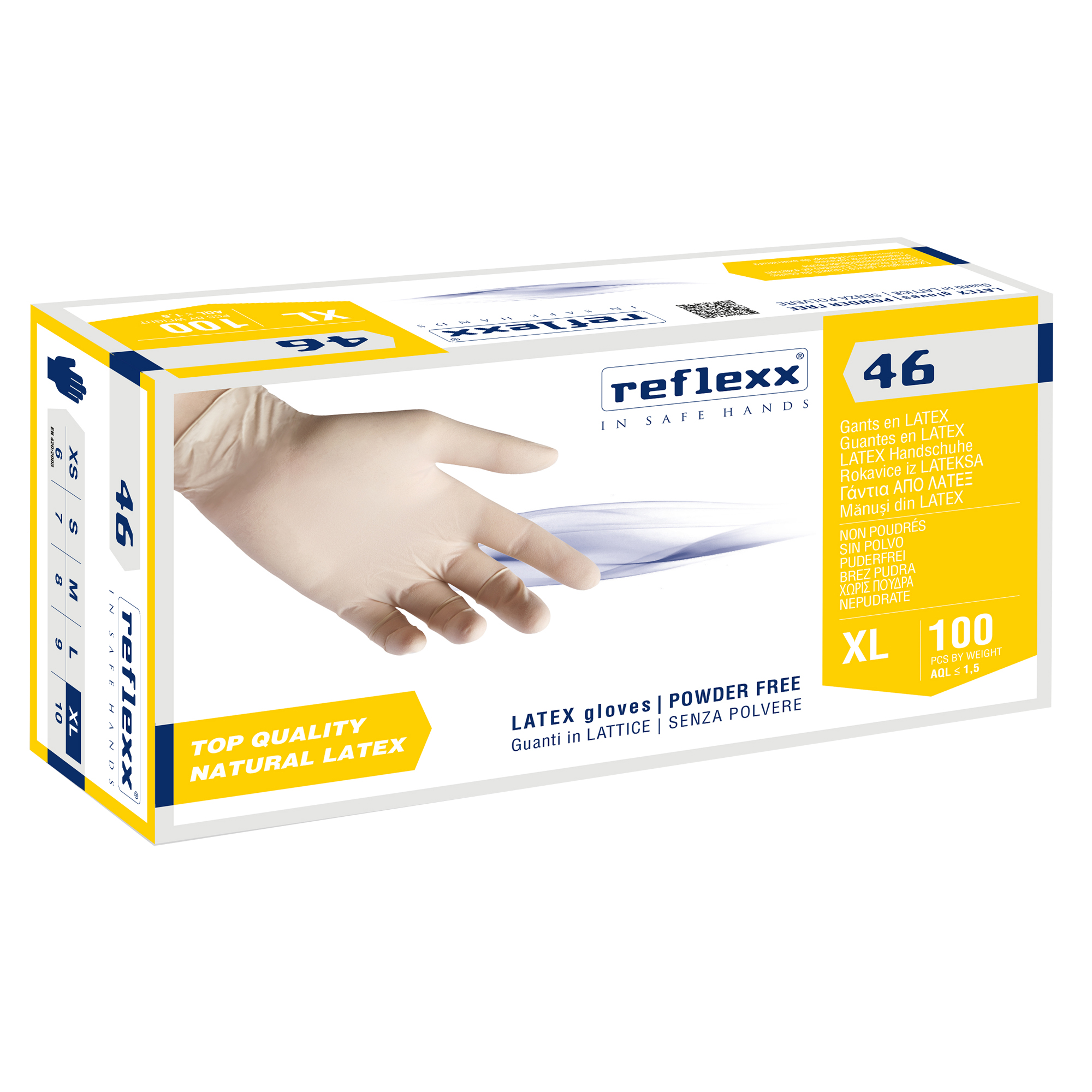 Guanti in lattice R46 - s/polvere - tg …