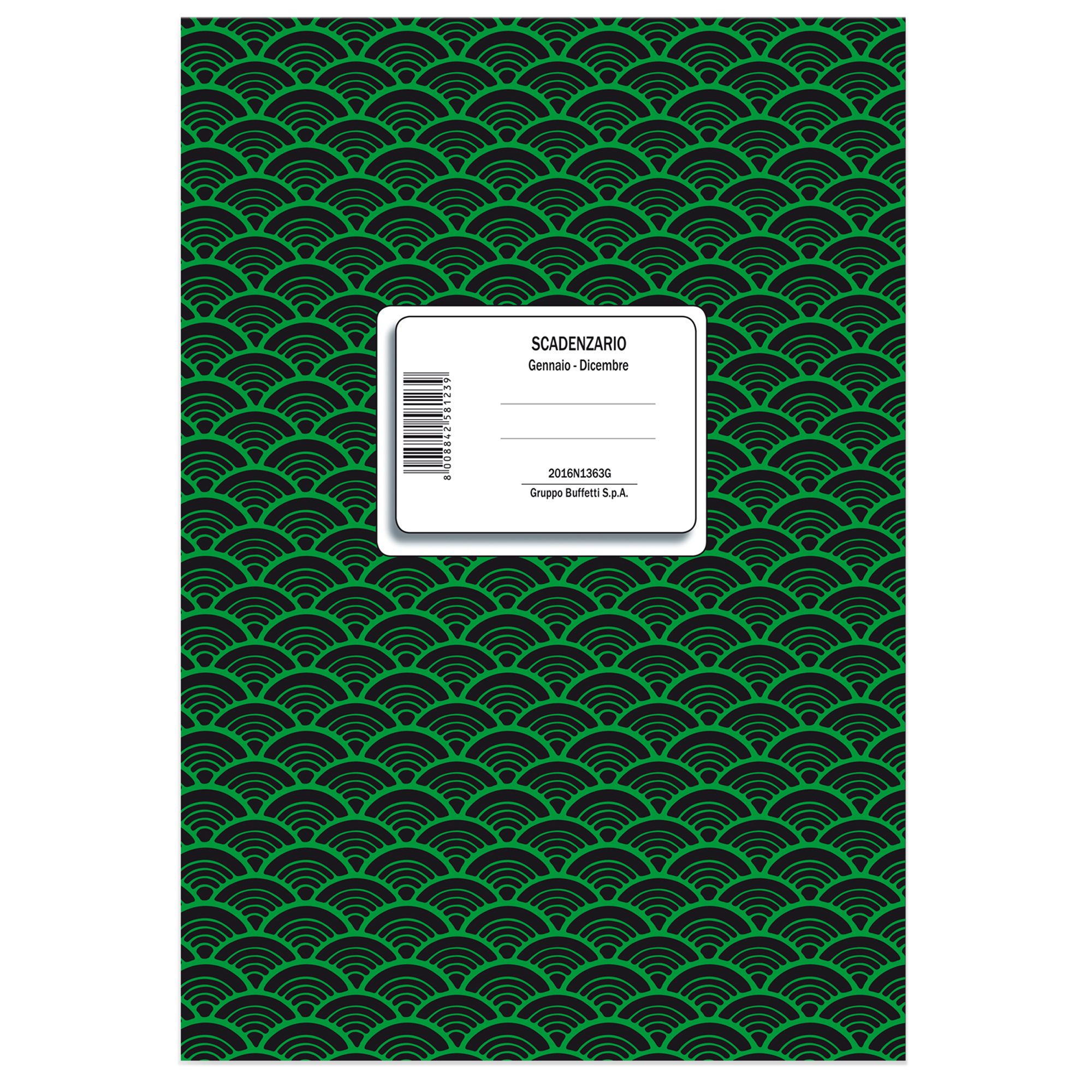 Registro scadenzario spiralato Gennaio/Dicembre - 10 pagine per …
