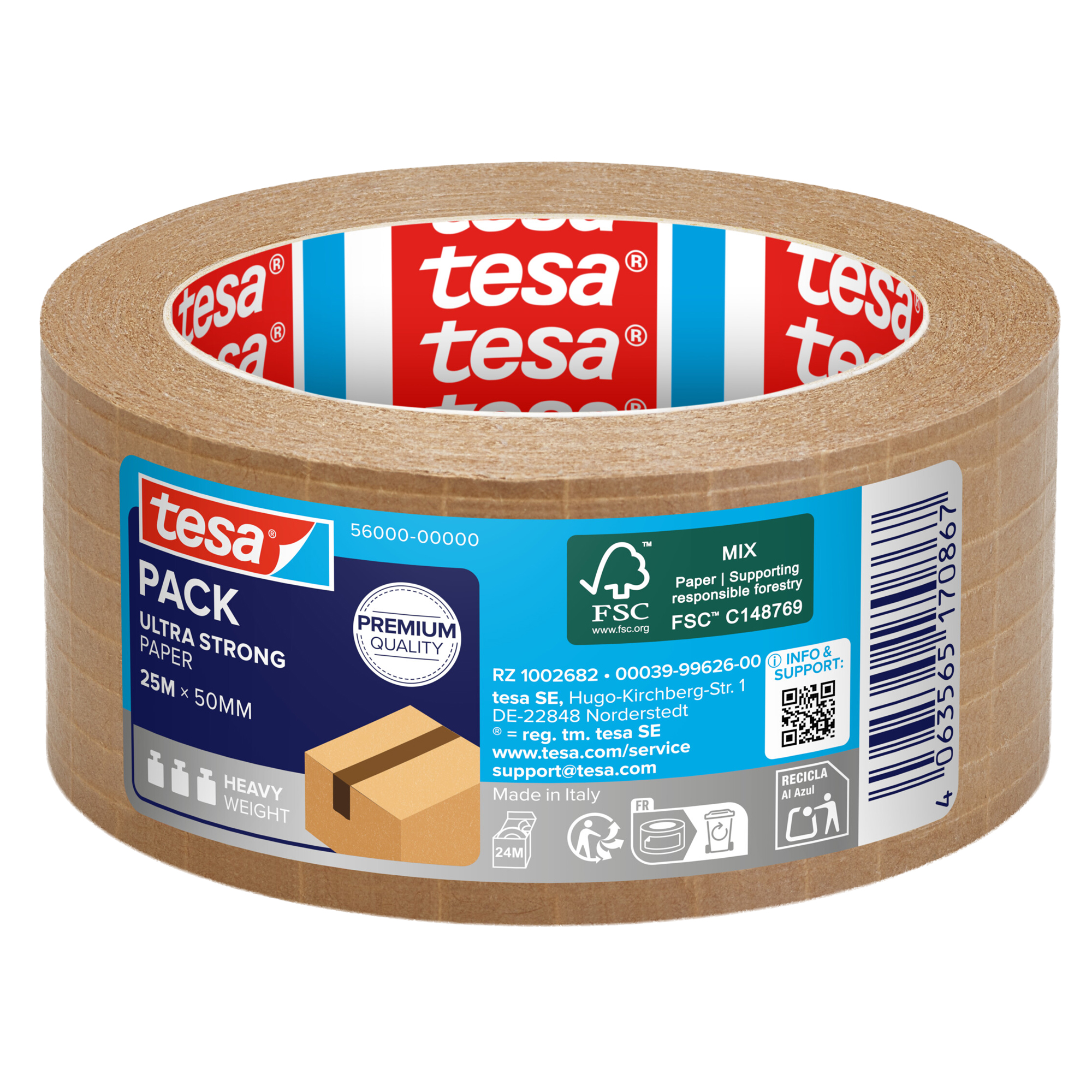 Nastro adesivo Tesapack Eco - paper ultra strong …