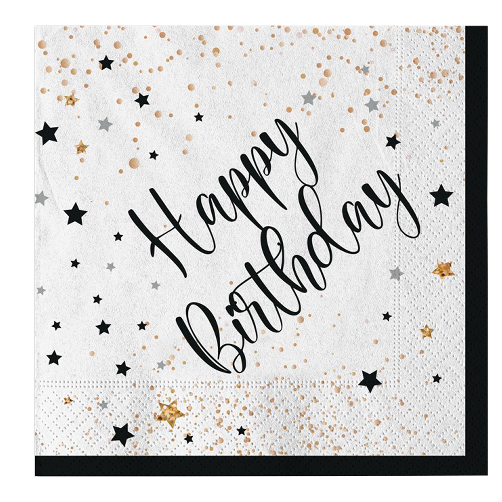 Tovagliolo Happy Birthday - 33 x 33 cm …