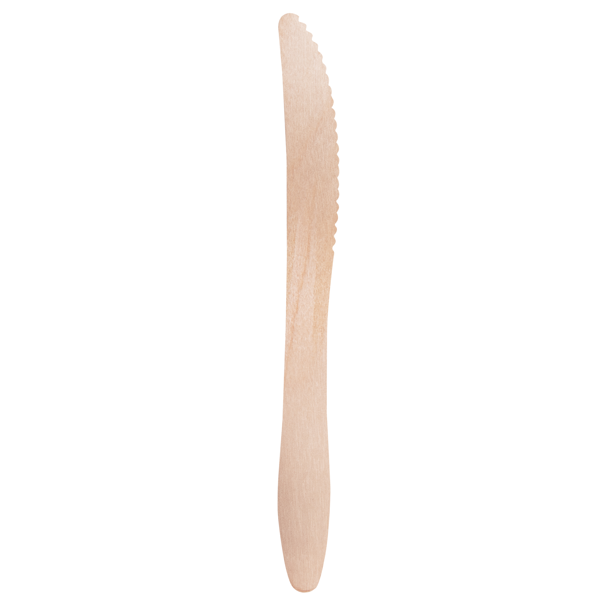 Coltello monouso in legno - 16,5 cm - …
