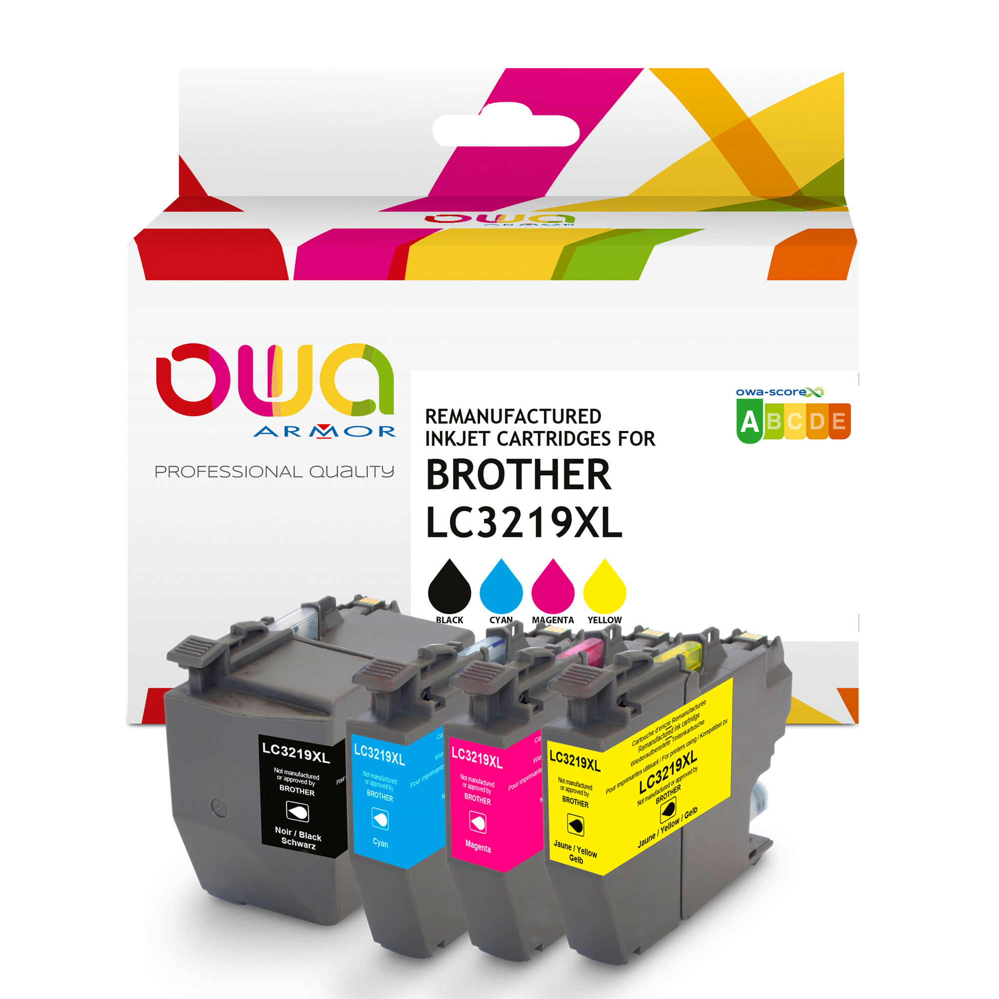 Armor - Cartuccia ink Compatibile per Brother LC3219XL …