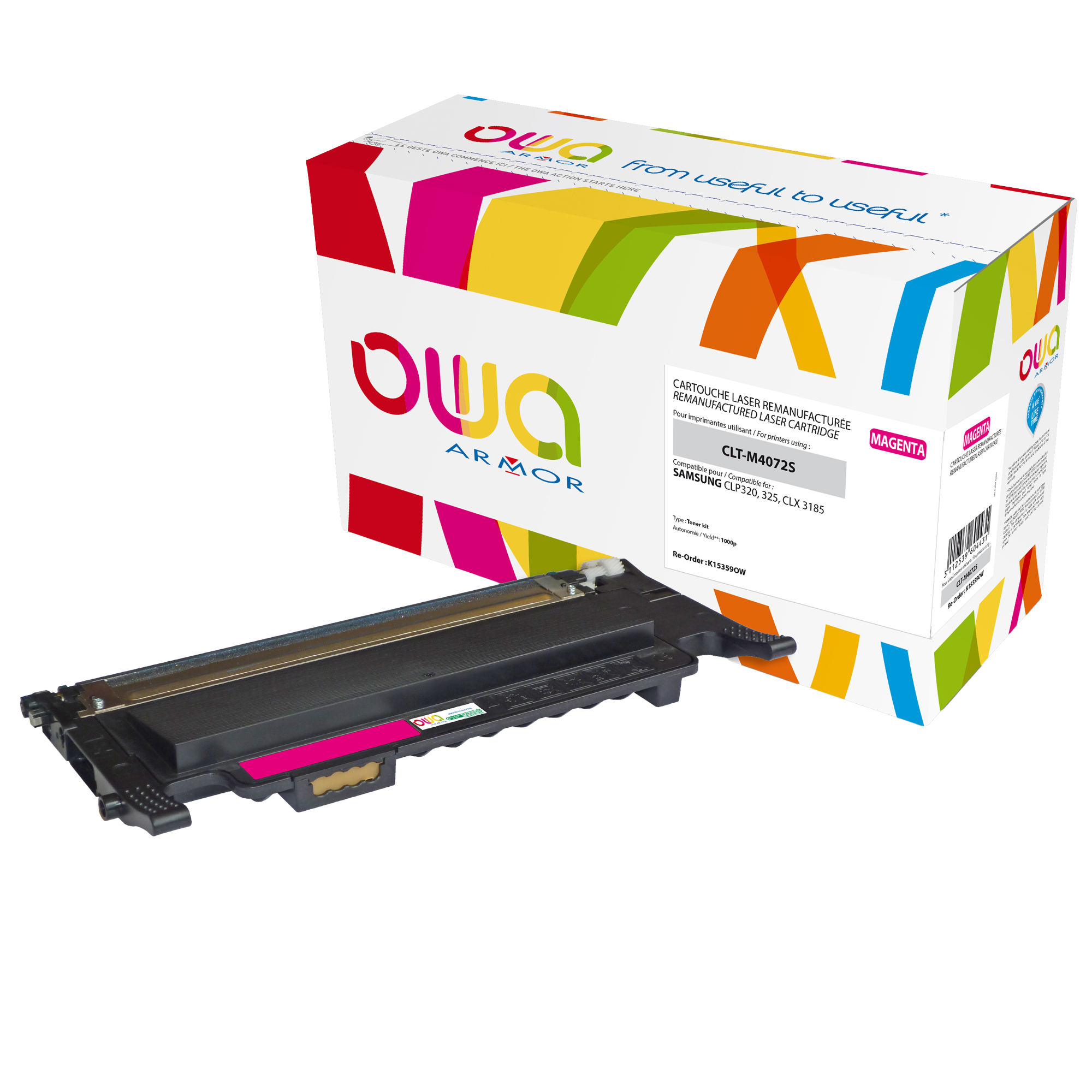 Armor - Toner Compatibile per Hp/Samsung - Magenta …