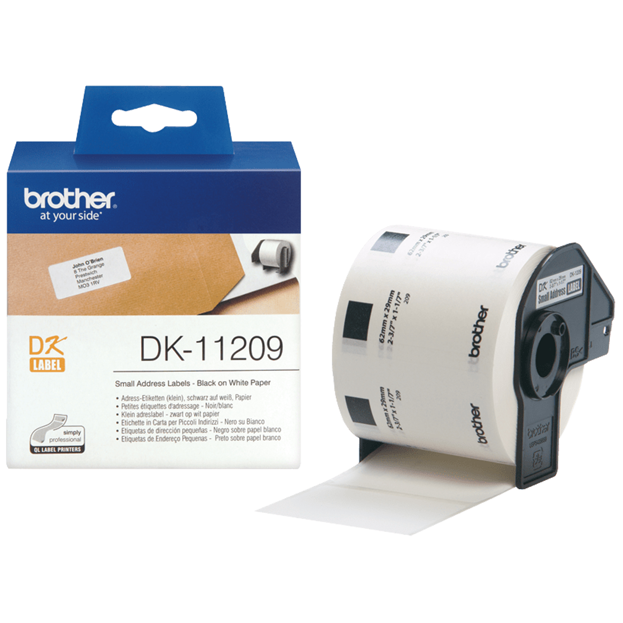 Brother - Rotolo 800 Etichette 29 x 62 …