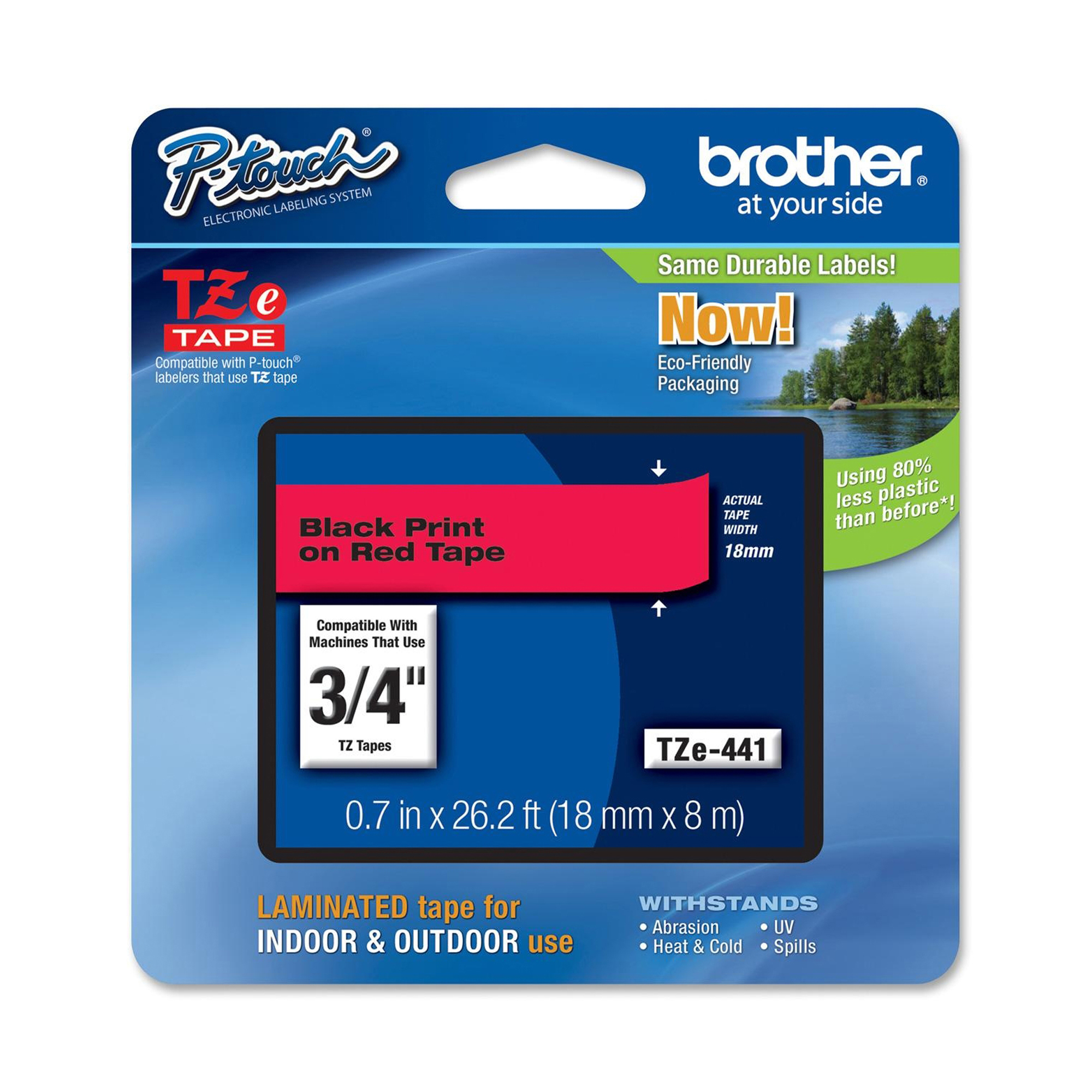 Brother - Nastro - Nero/Rosso - TZE441 - …