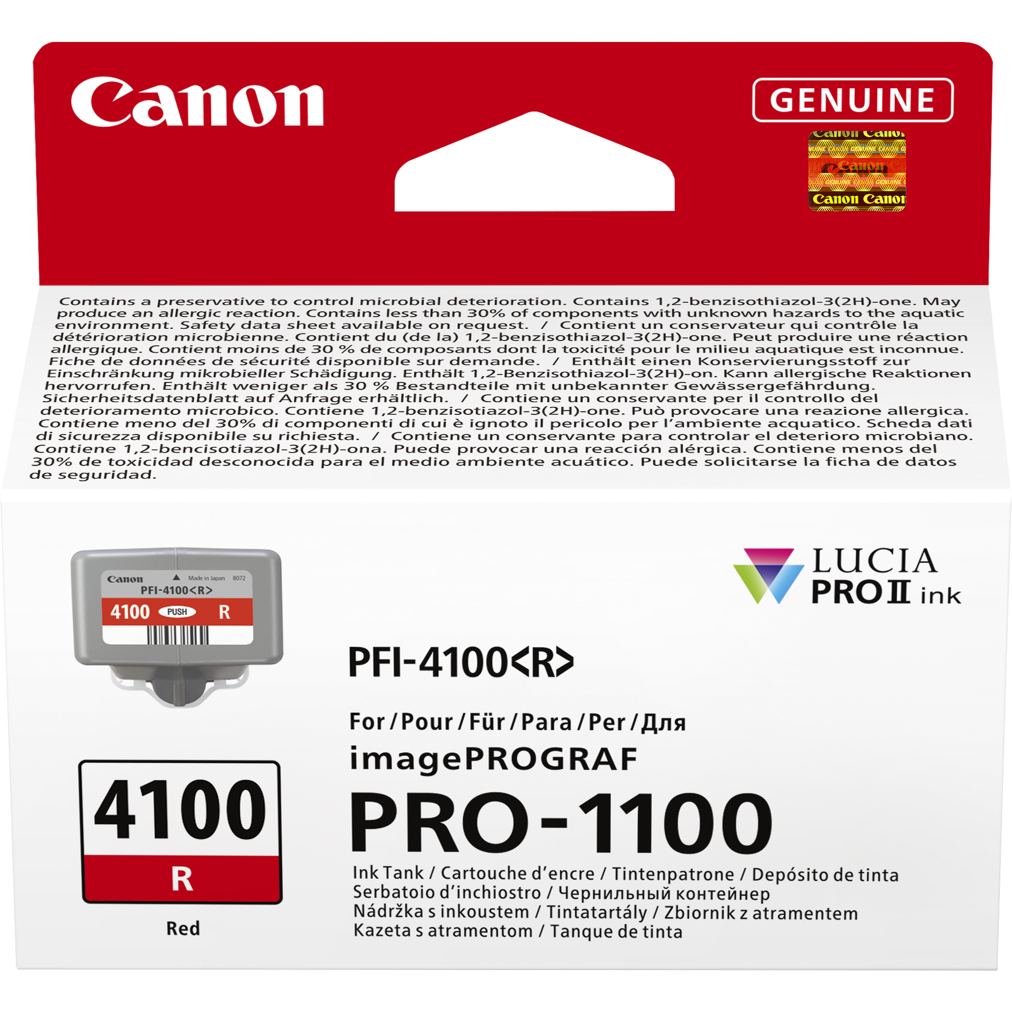 Canon PFI-4100 R - 80 ml - rosso …