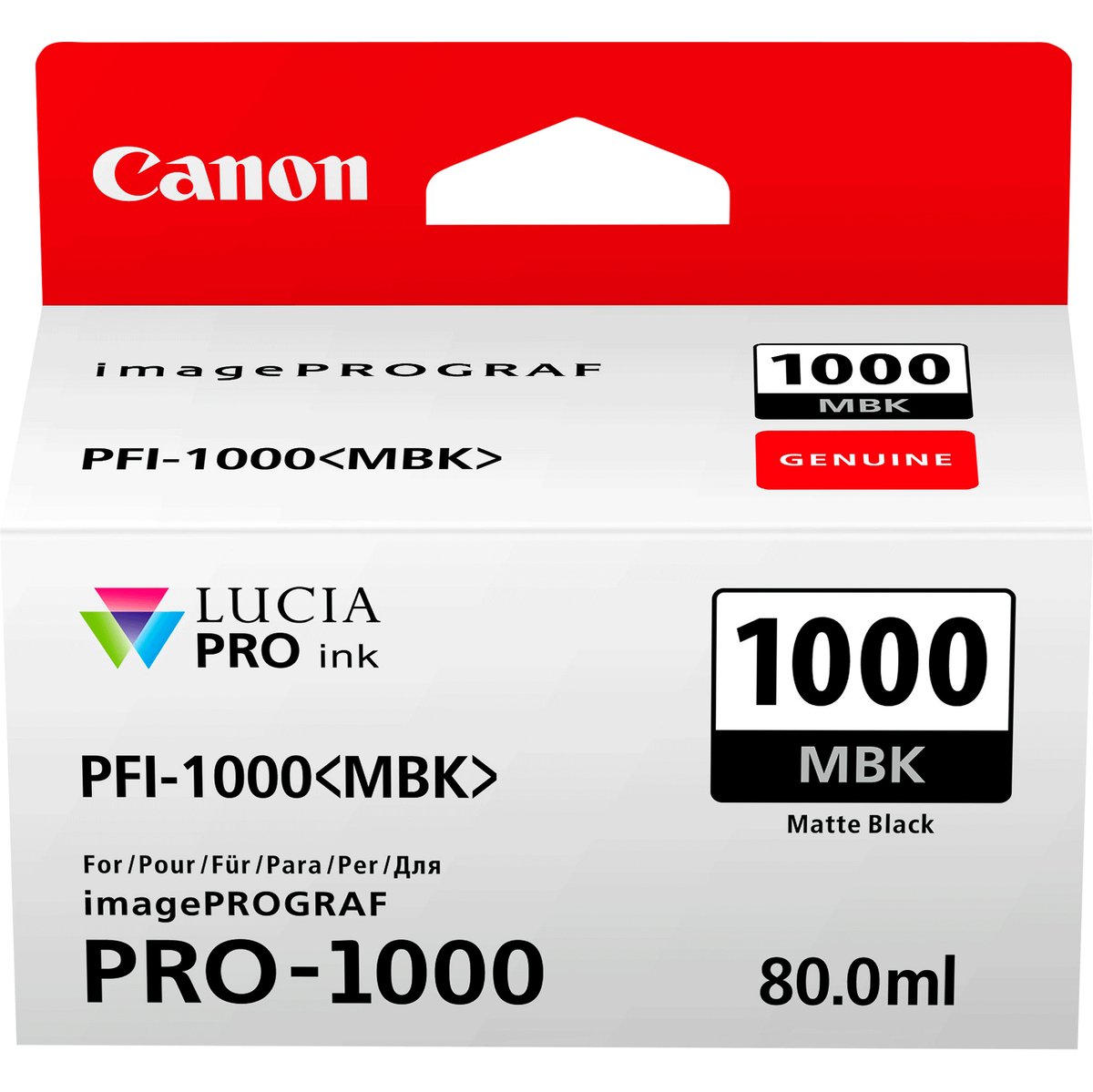 Canon PFI-1000 MBK - 80 ml - nero …