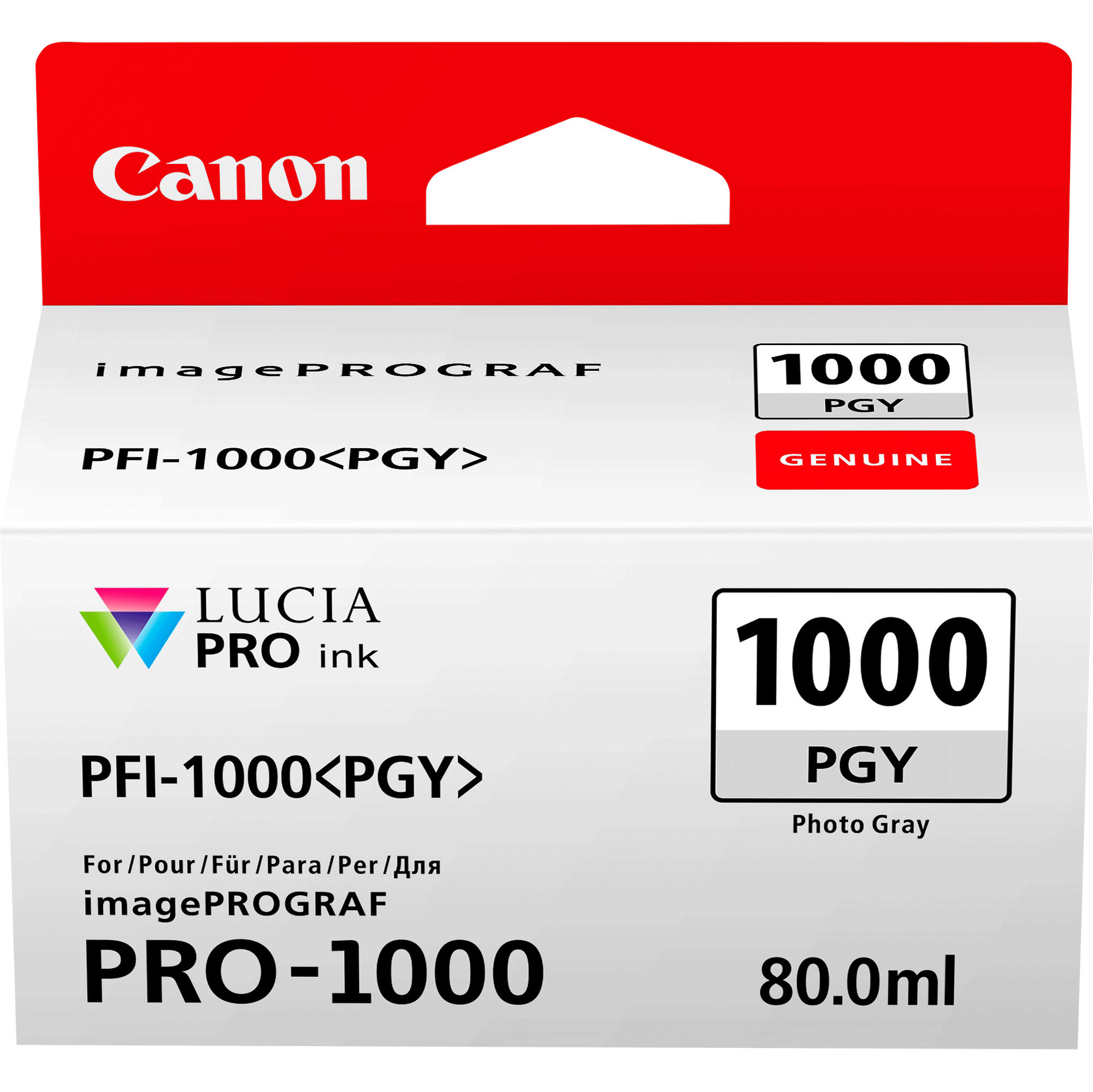 Canon PFI-1000 PGY - 80 ml - Grigio …