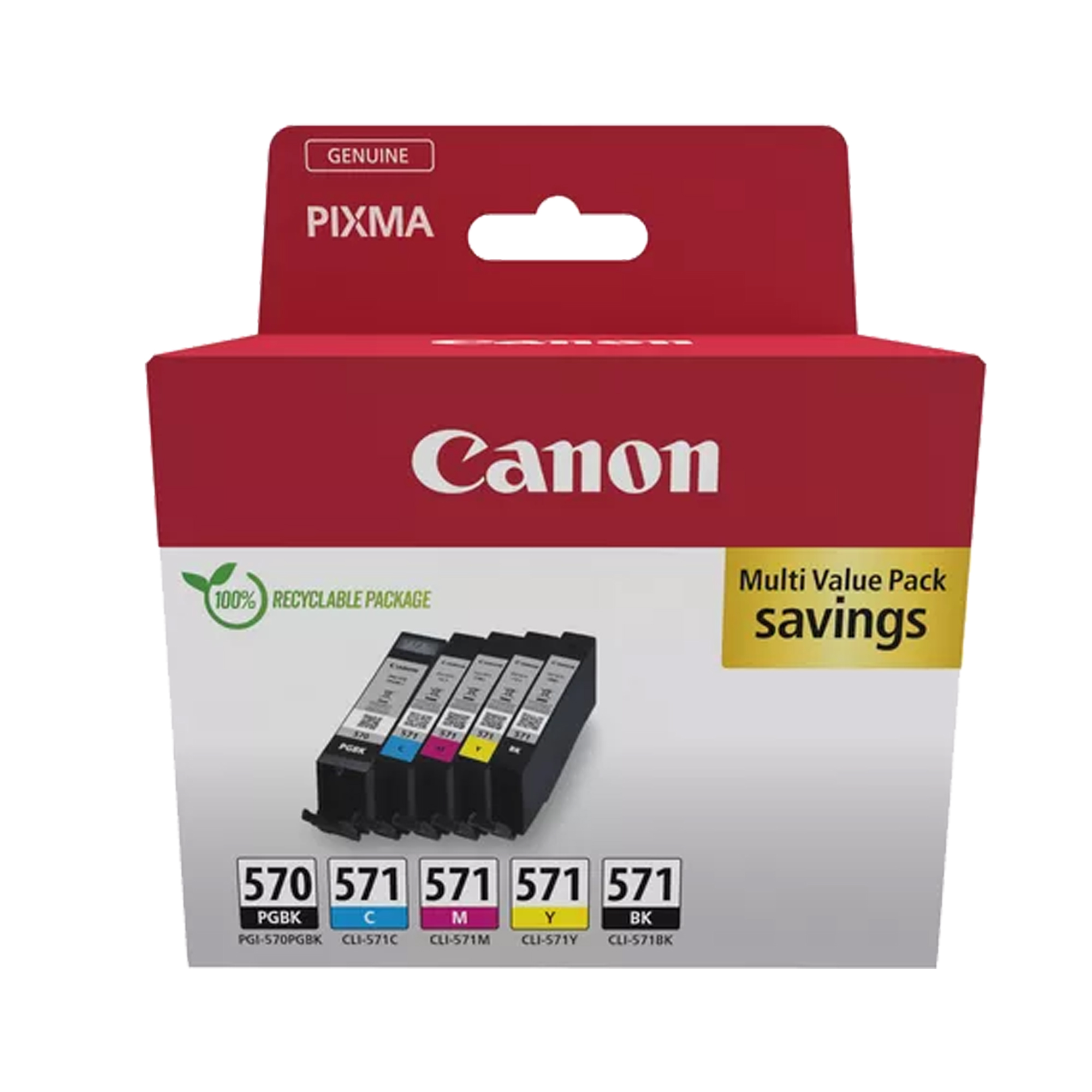 Canon - Cartuccia ink - PGBK/M/Y/C -PGI570/CLI-570 - …