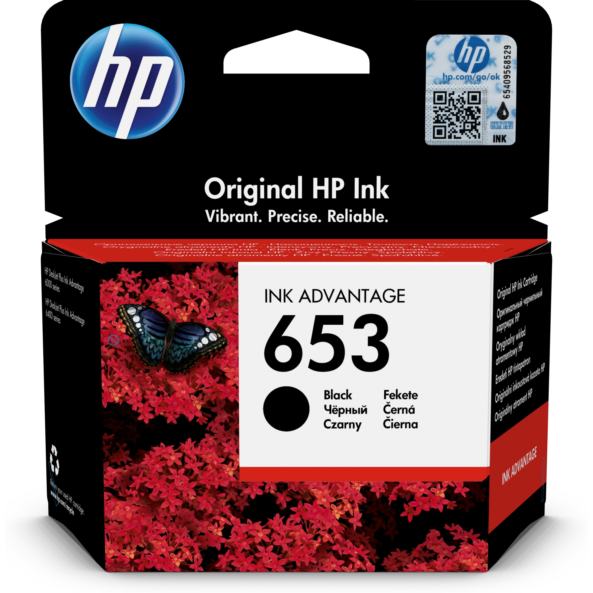 Hp - Cartuccia ink originale- 653 - nero …