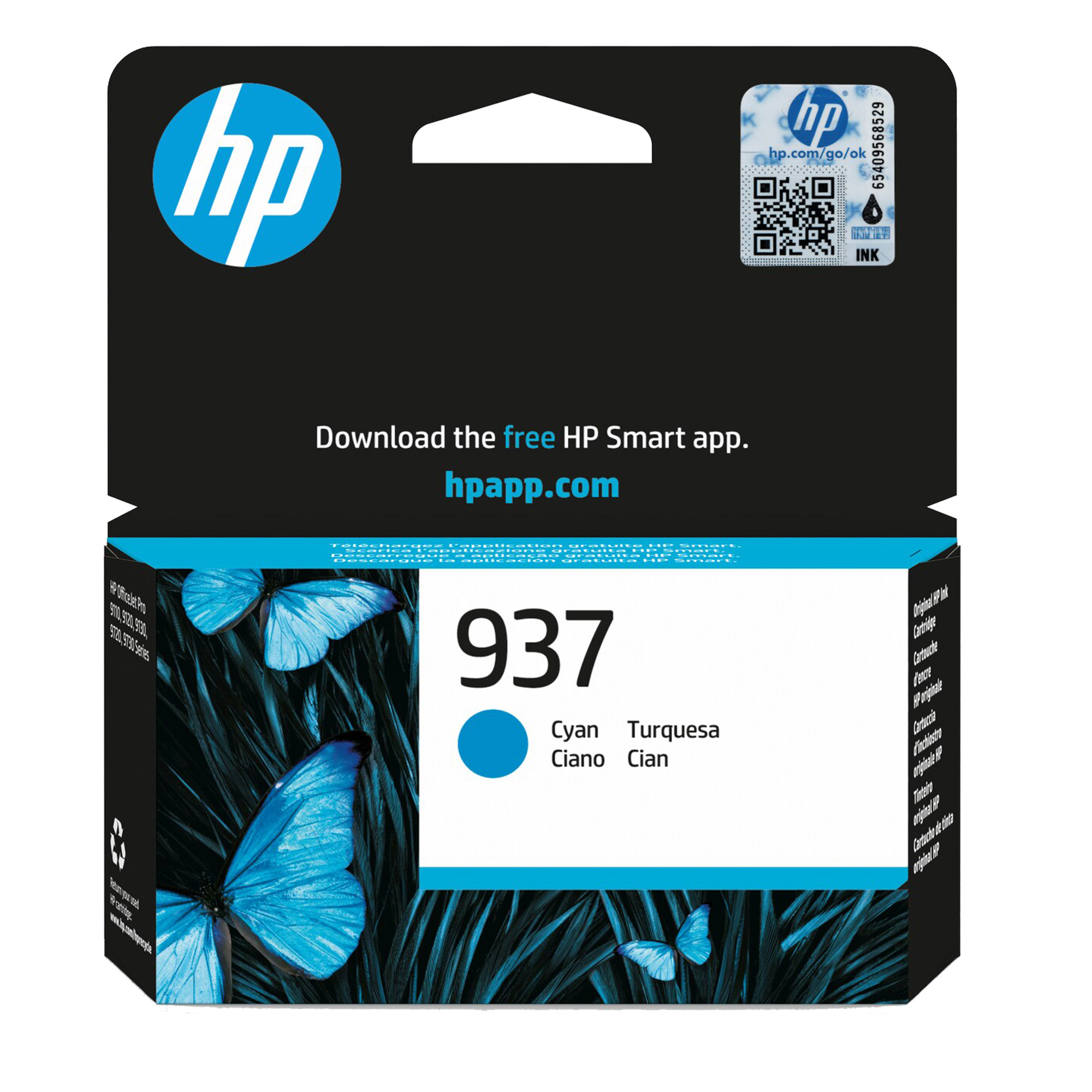Hp originale - Cartuccia 937 - Ciano - …