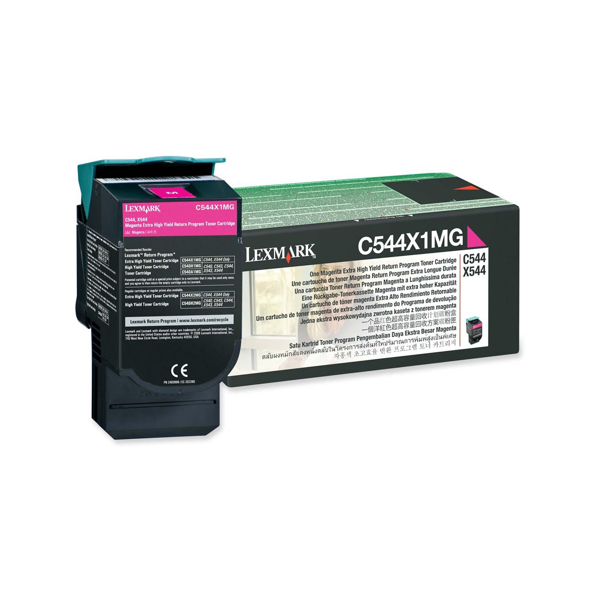 Lexmark - Toner - Magenta - C544X1MG - …