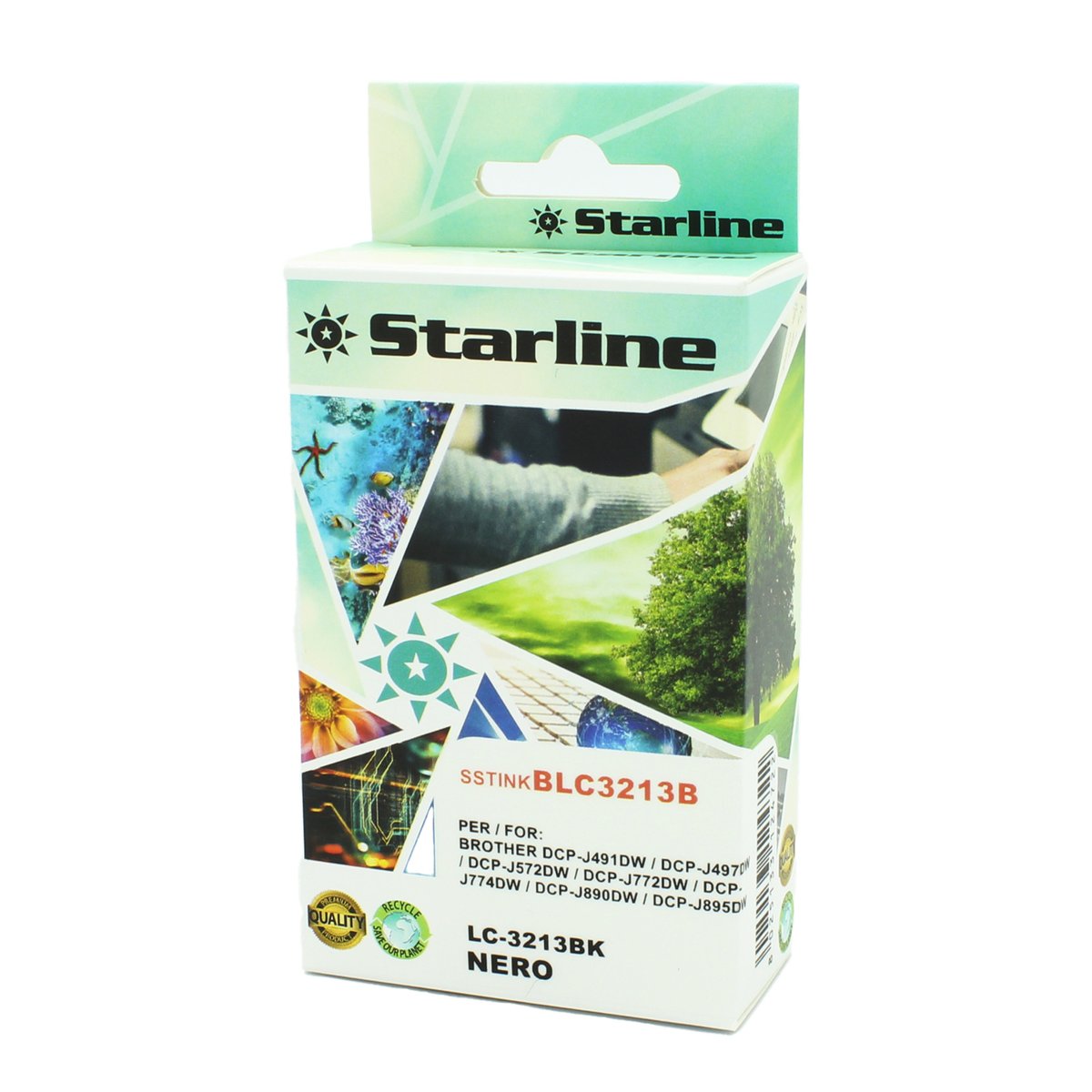 Starline - Cartuccia Ink per print C/BROTHER LC-3213BK …