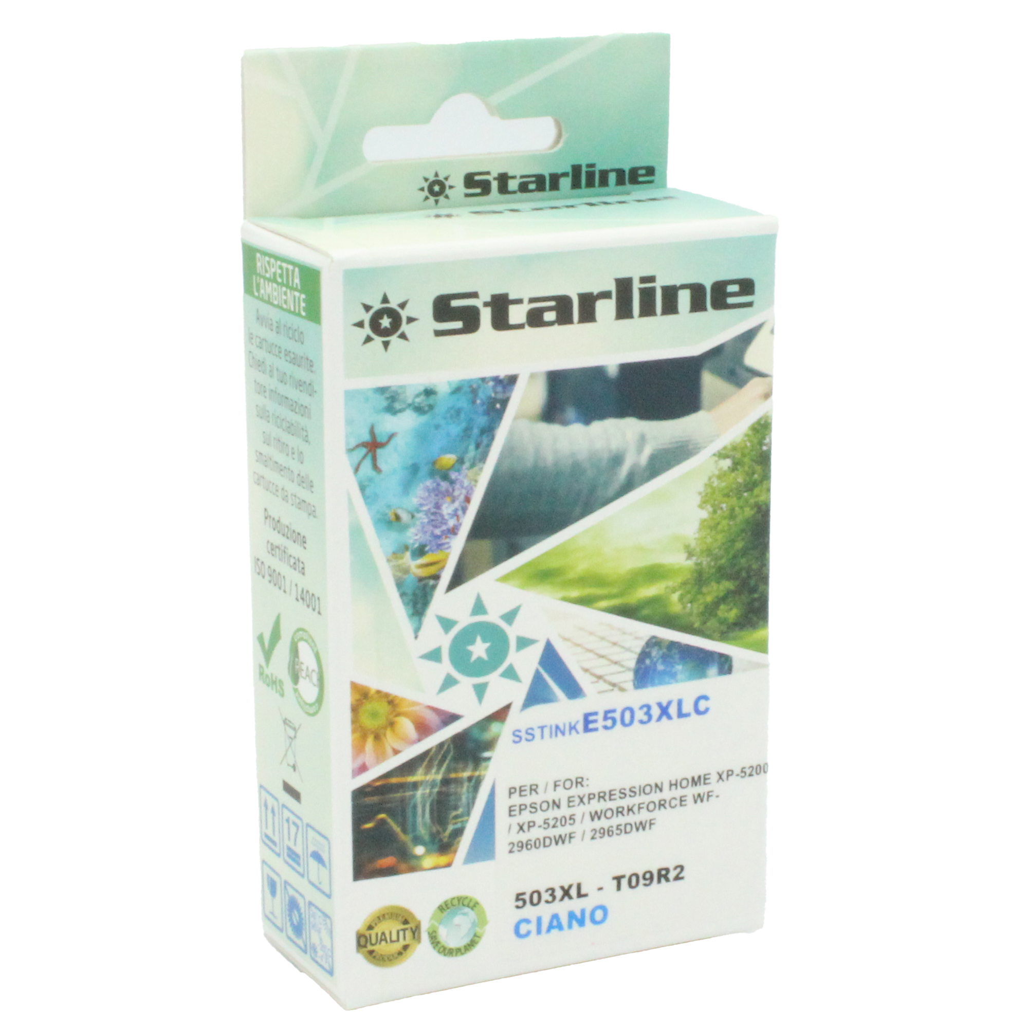 Starline - Cartuccia compatibile Peperoncino 503XL - Ciano …
