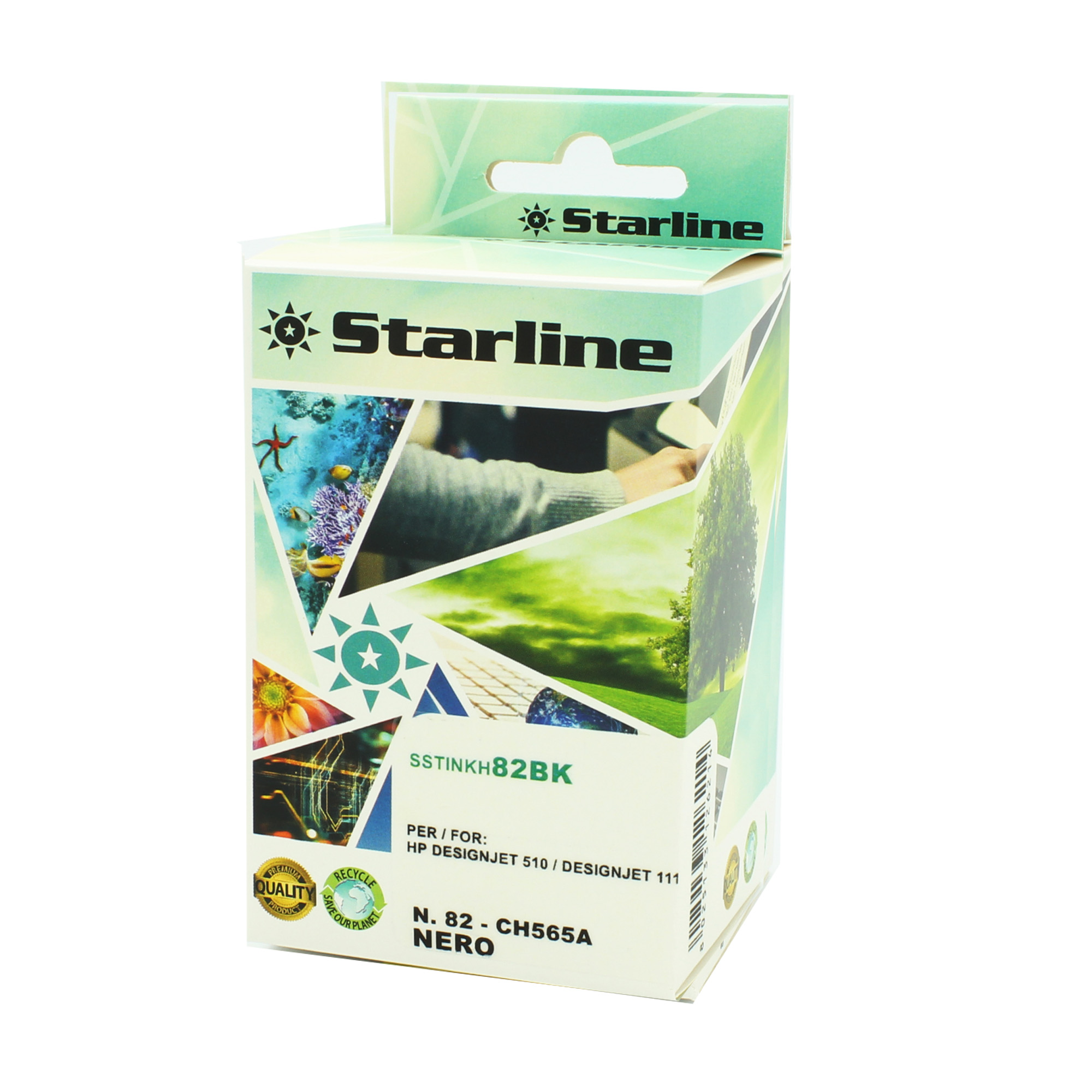 Starline - Cartuccia ink Compatibile per HP N.82 …