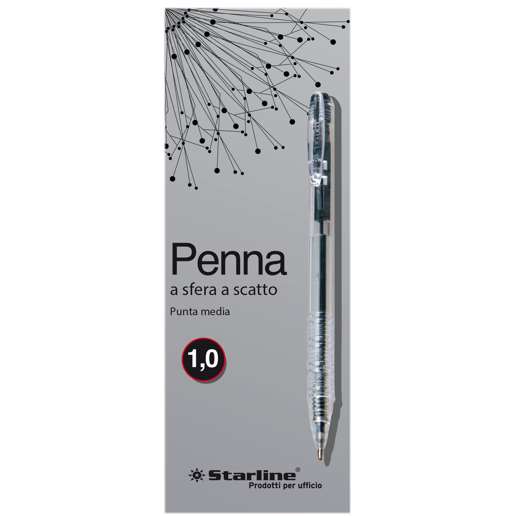 Penna a sfera a scatto - punta 1,0mm …