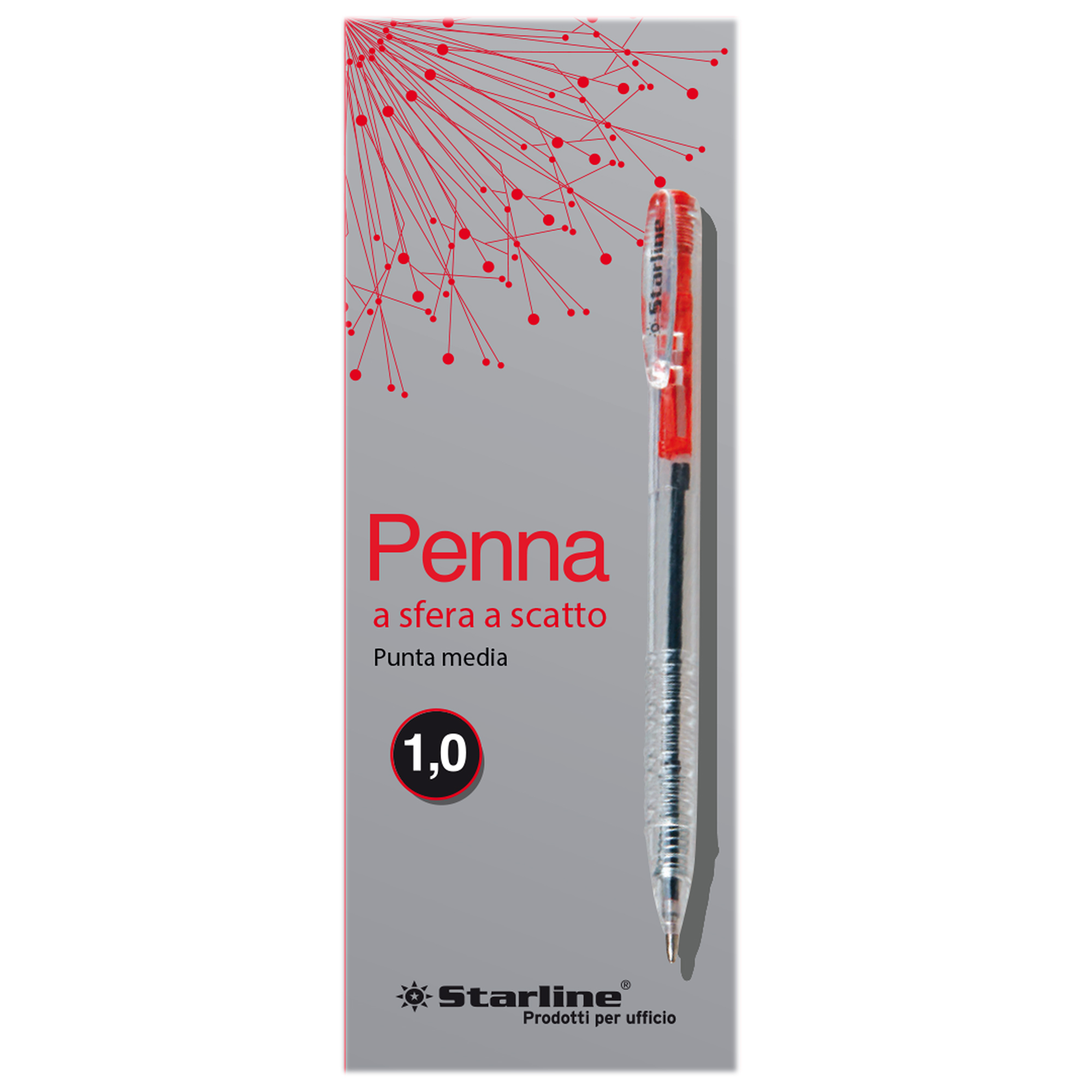 Penna a sfera a scatto - punta 1,0mm …