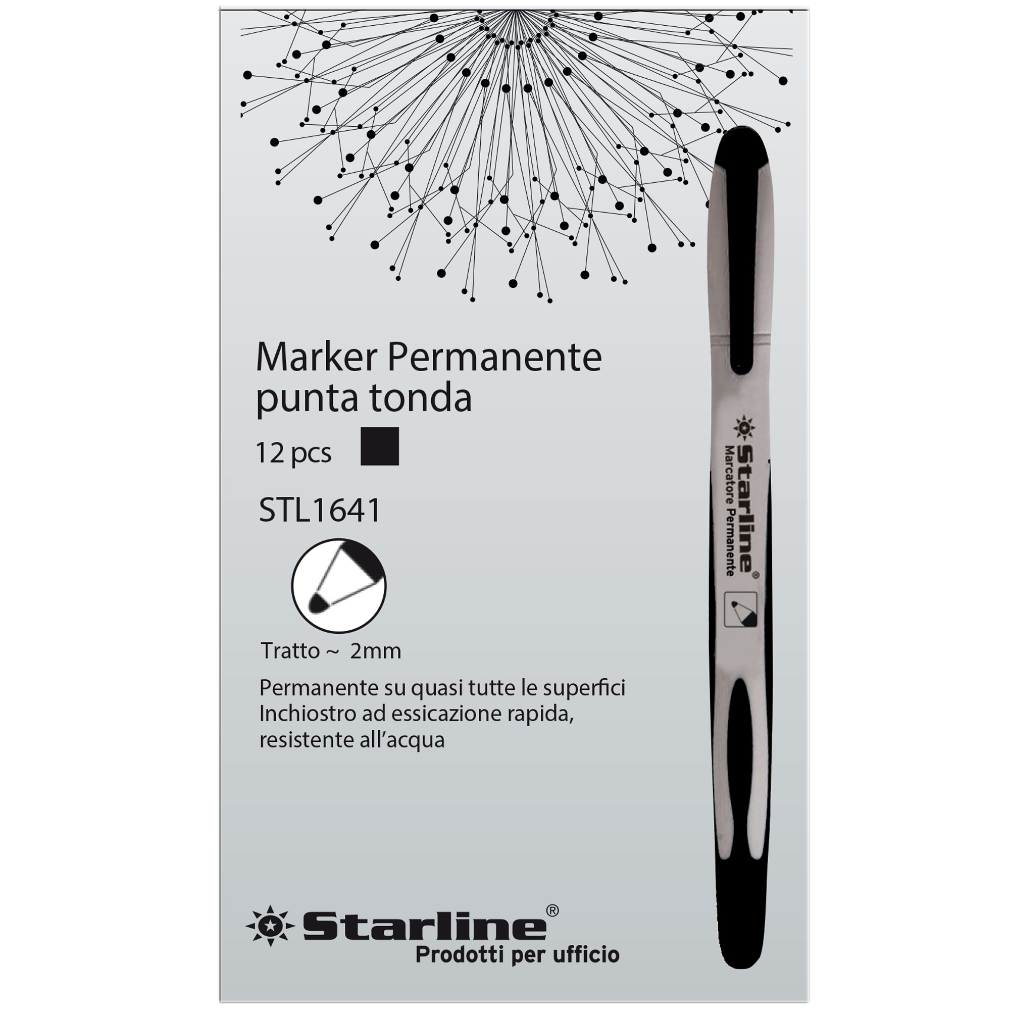 Marcatore permanente Starline - punta tonda 2,0mm - …