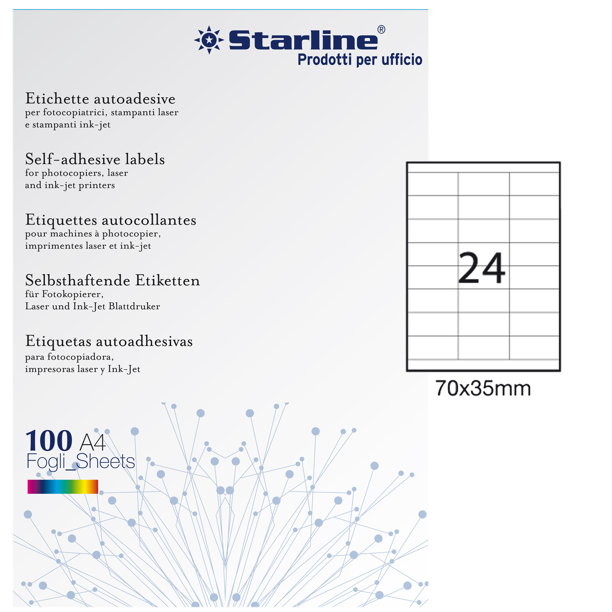 Etichette adesive - in carta - permanenti - …