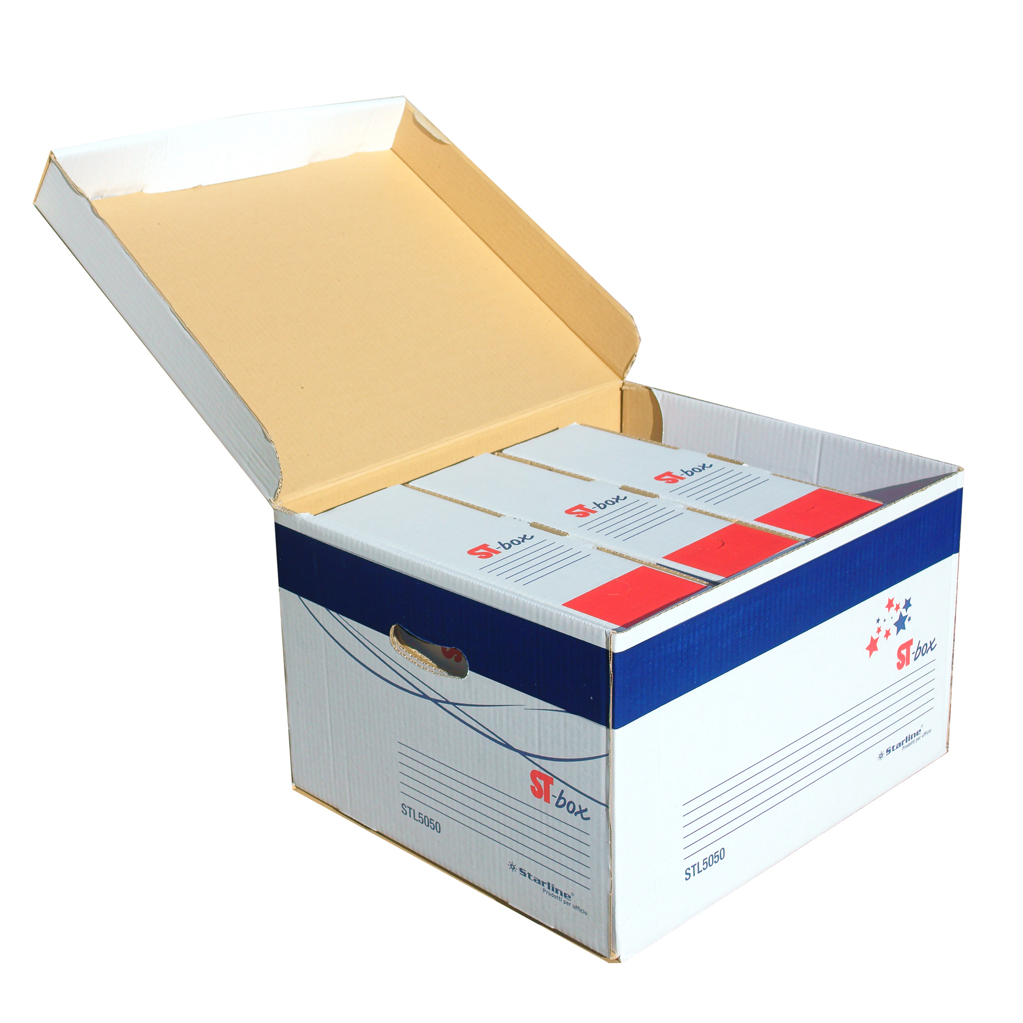 Scatola archivio ST-box - con coperchio - 37,5 …