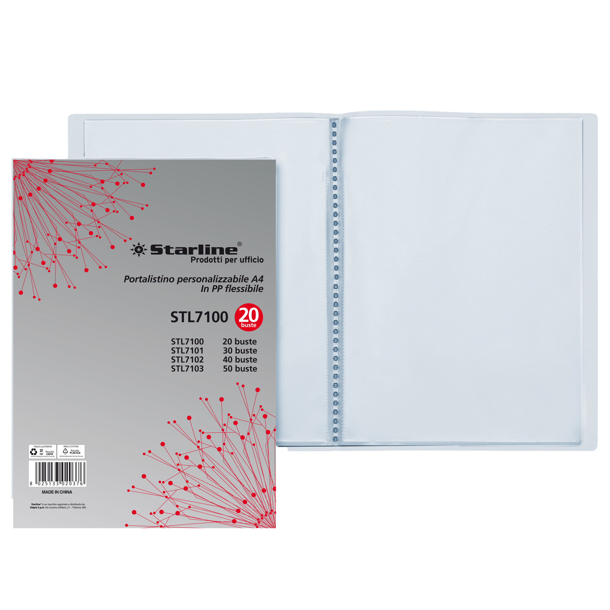 Portalistini personalizzabile - PP - 22 x 30 …