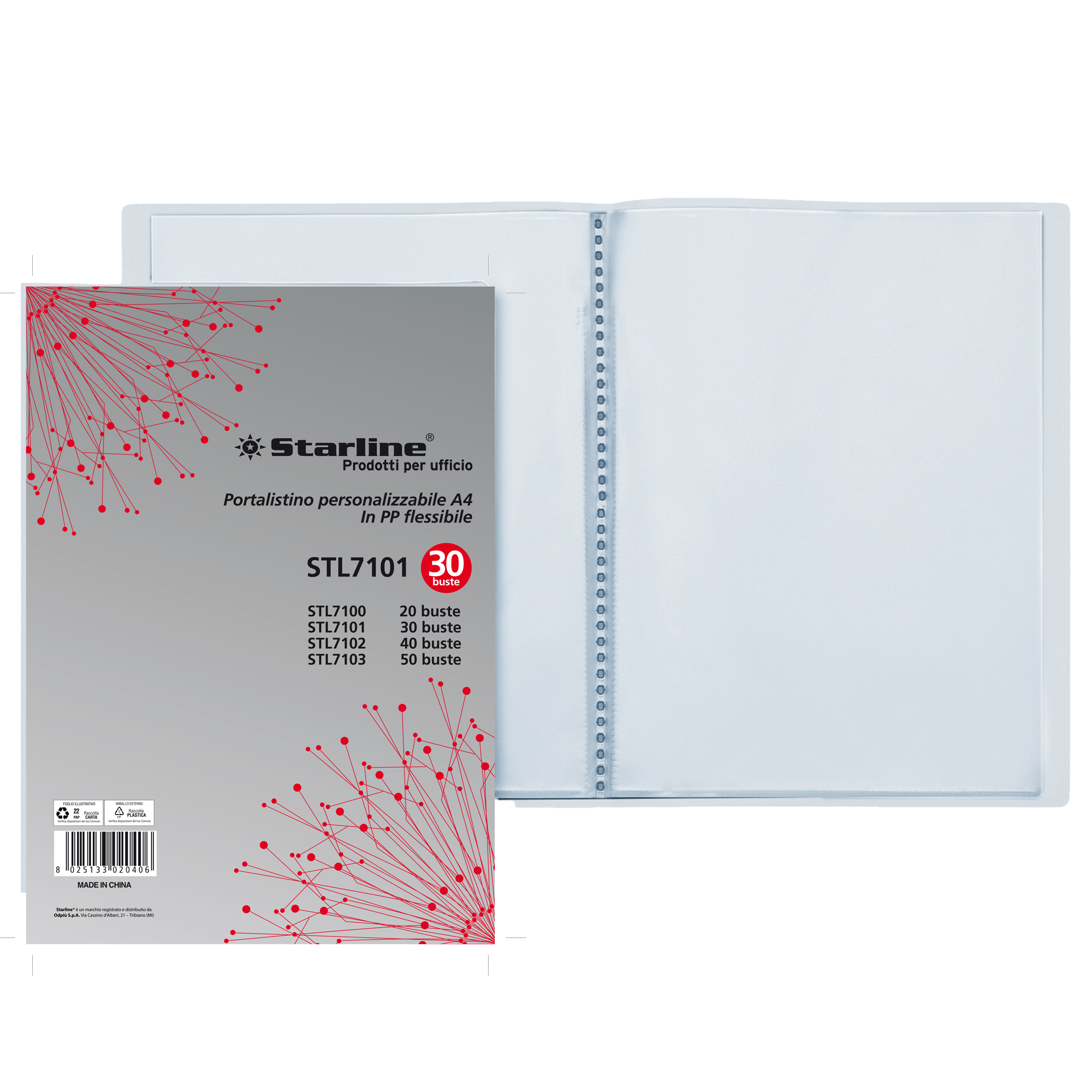 Portalistini personalizzabile - PP - 22 x 30 …