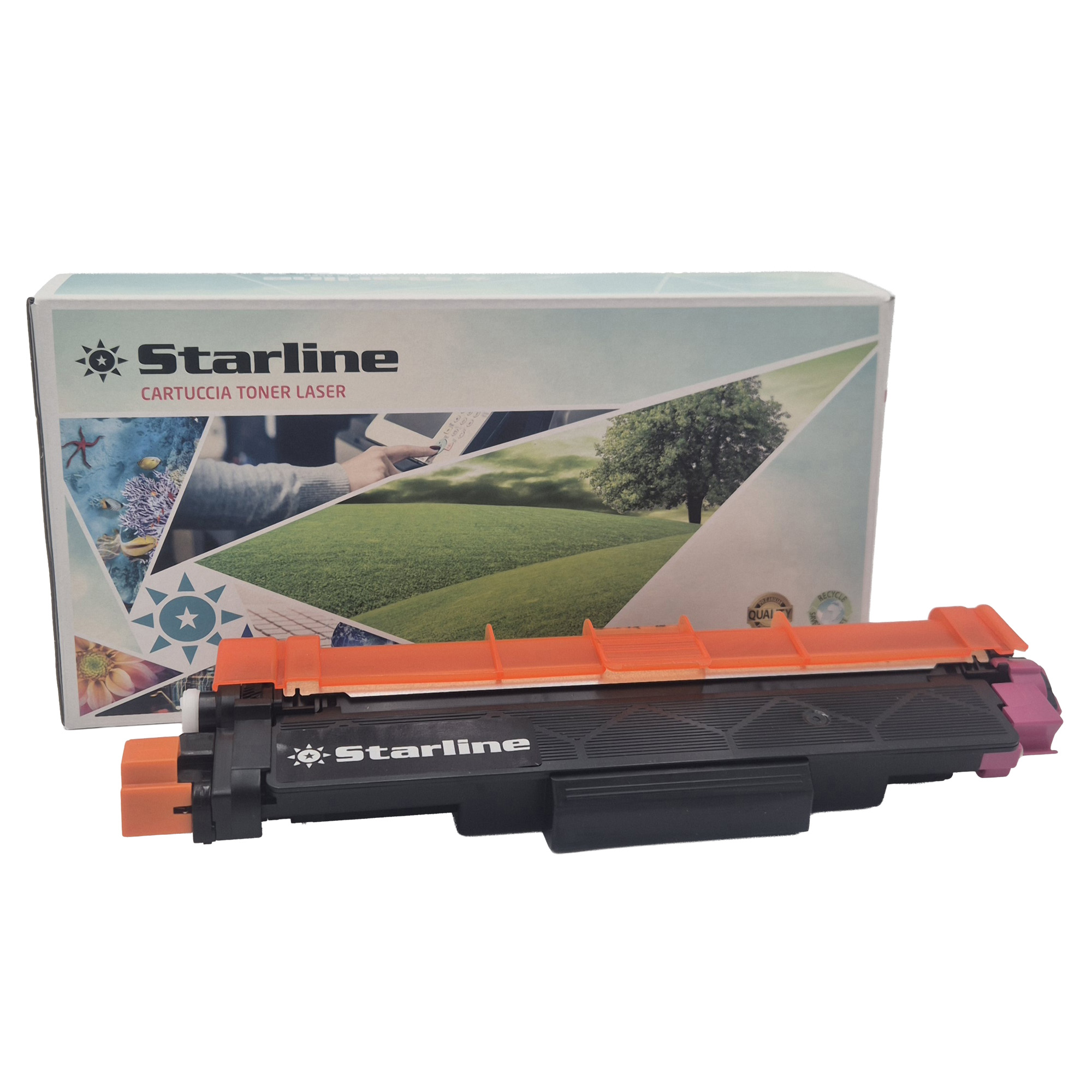 Starline - Toner ricostruito per Brother - Magenta …
