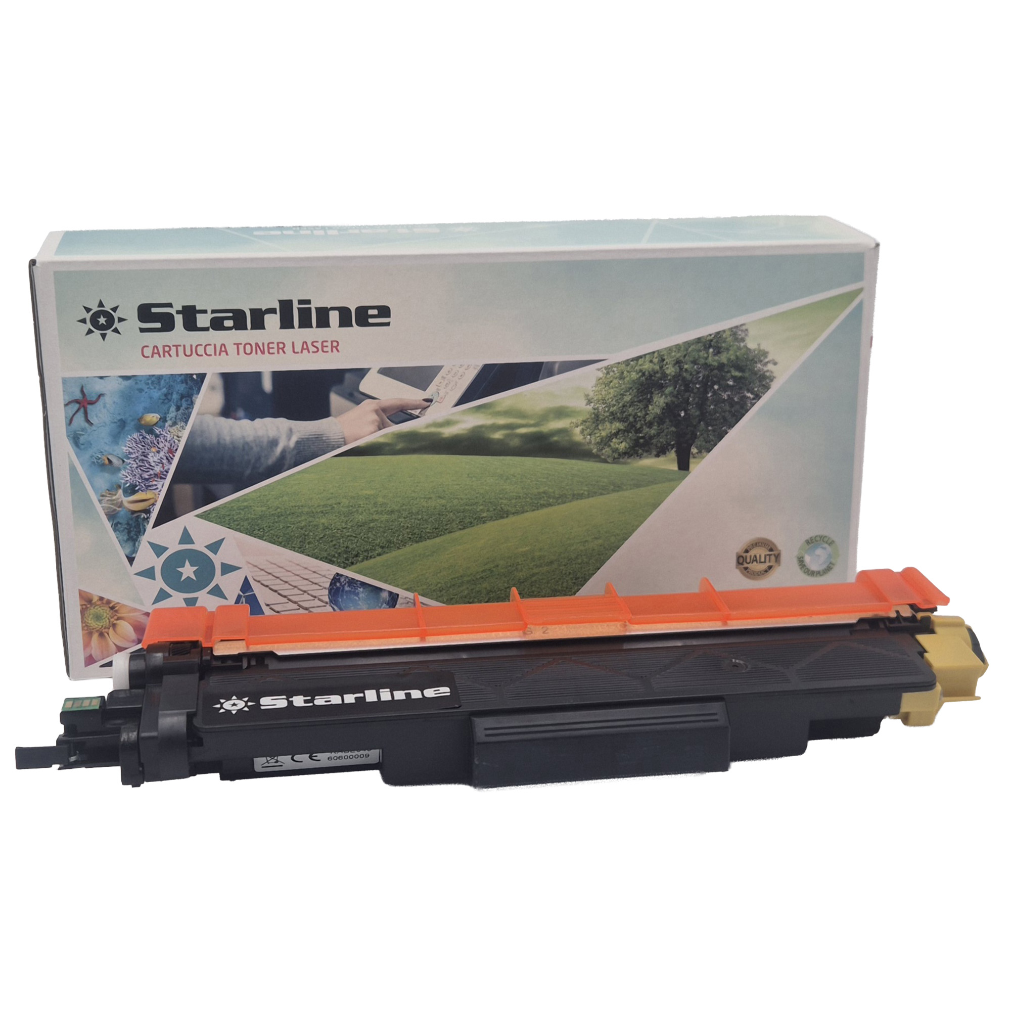 Starline - Toner ricostruito per Brother - Giallo …
