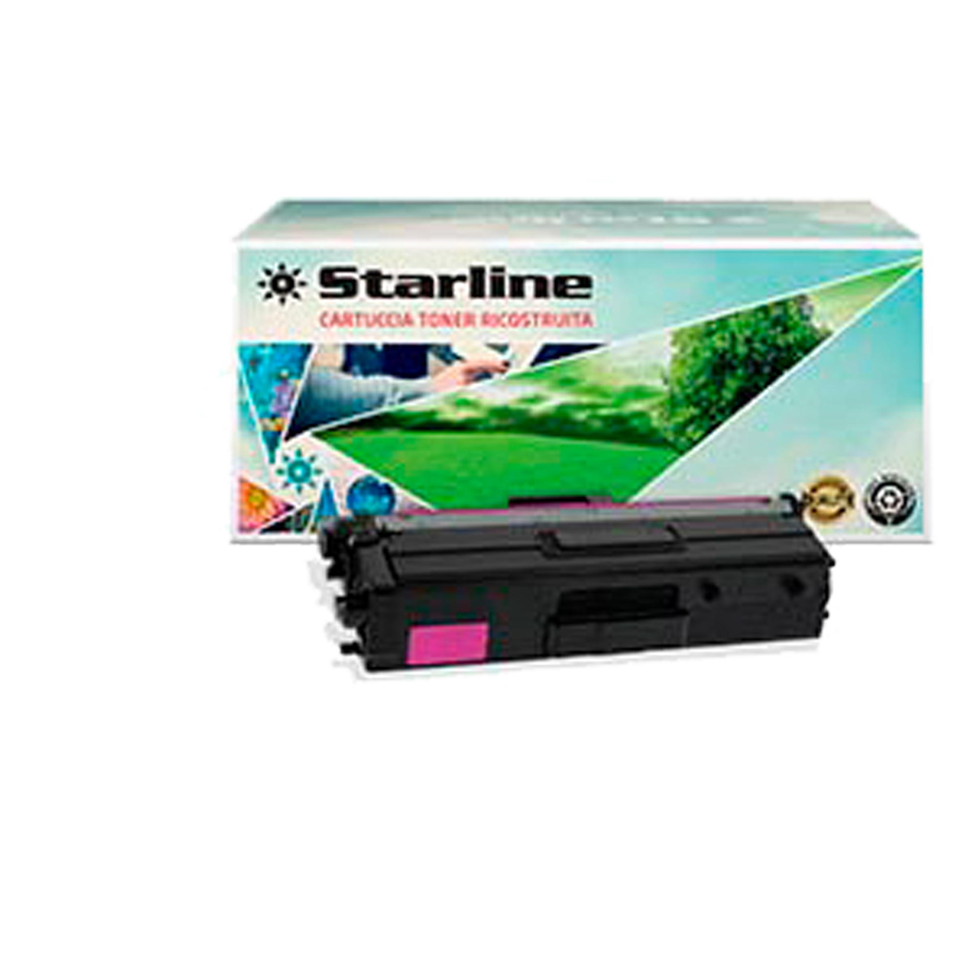 Starline - Toner ricostruito per Brother - Magenta …