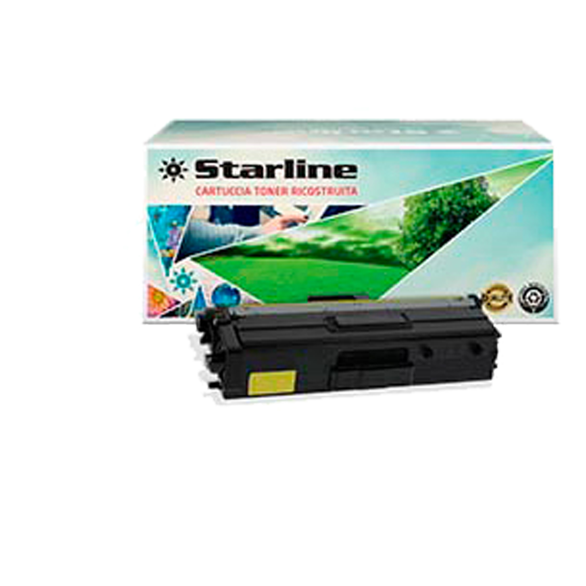 Starline - Toner ricostruito per Brother - Giallo …