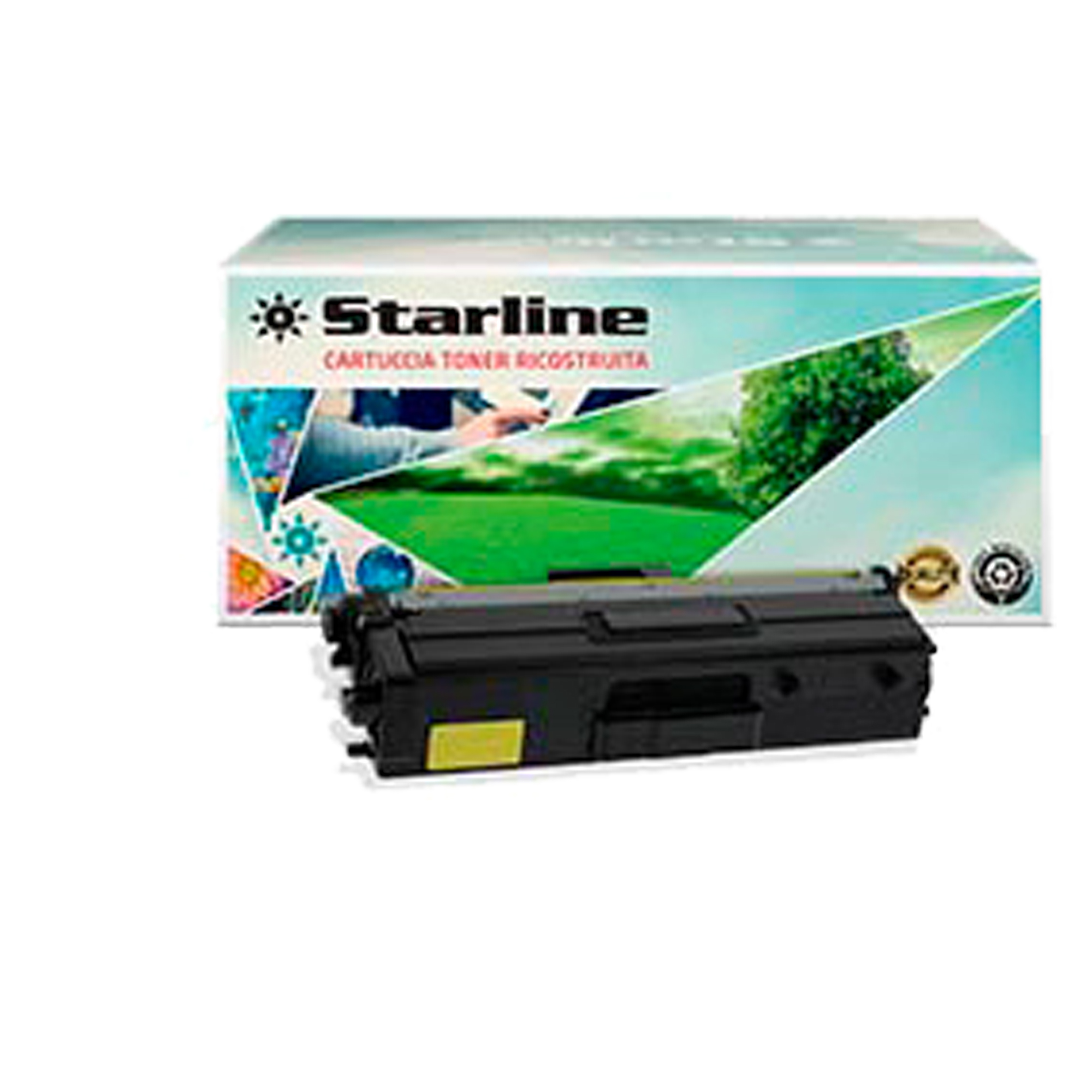 Starline - Toner ricostruito per Brother - Giallo …