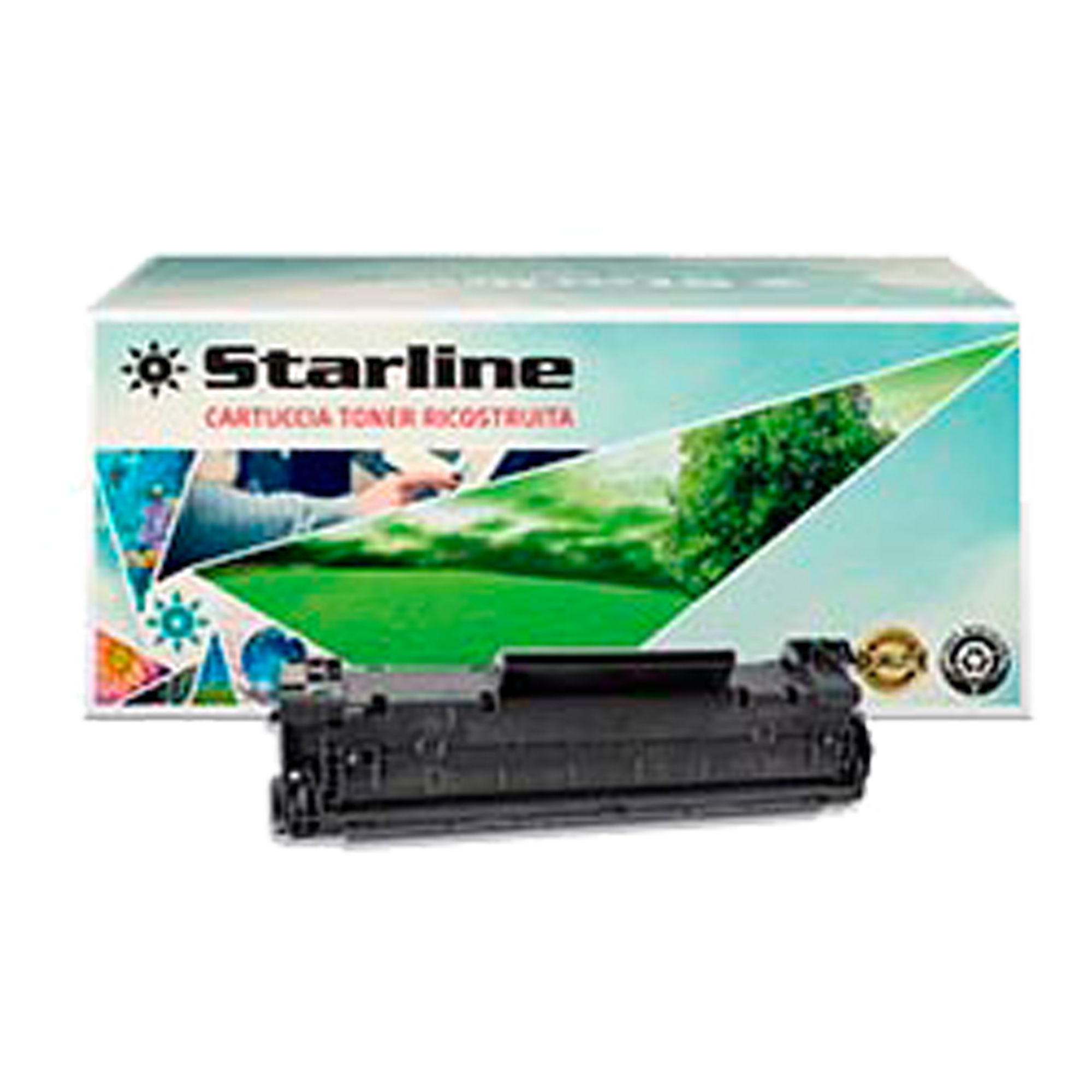 Starline - Toner Ricostruito - per HP 35A- …
