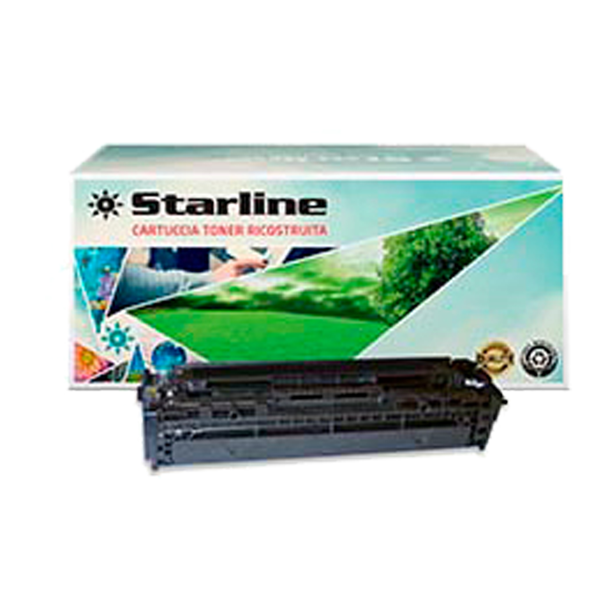 Starline - Toner Ricostruito - per HP 125A- …
