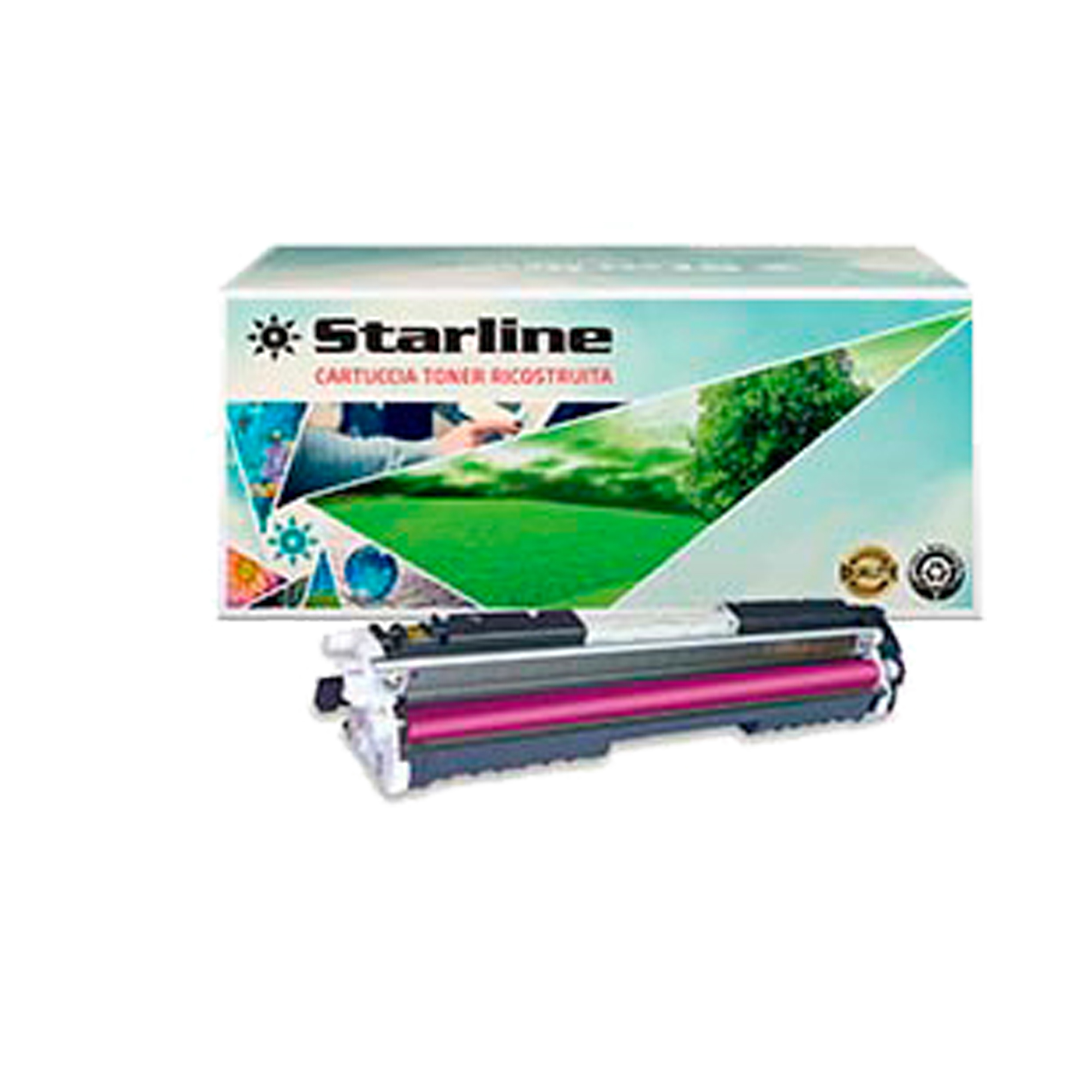 Starline - Toner Ricostruito - per HP 126A- …