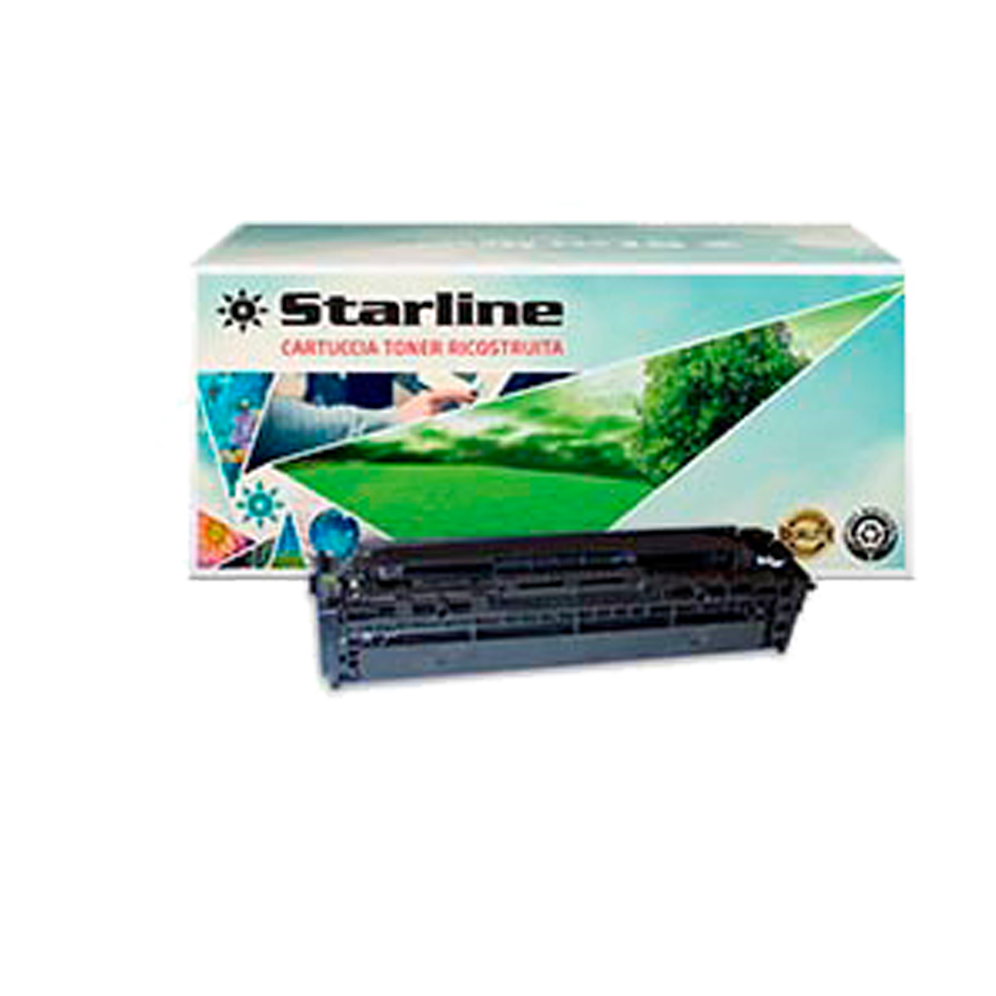 Starline - Toner Ricostruito - per HP 128A- …