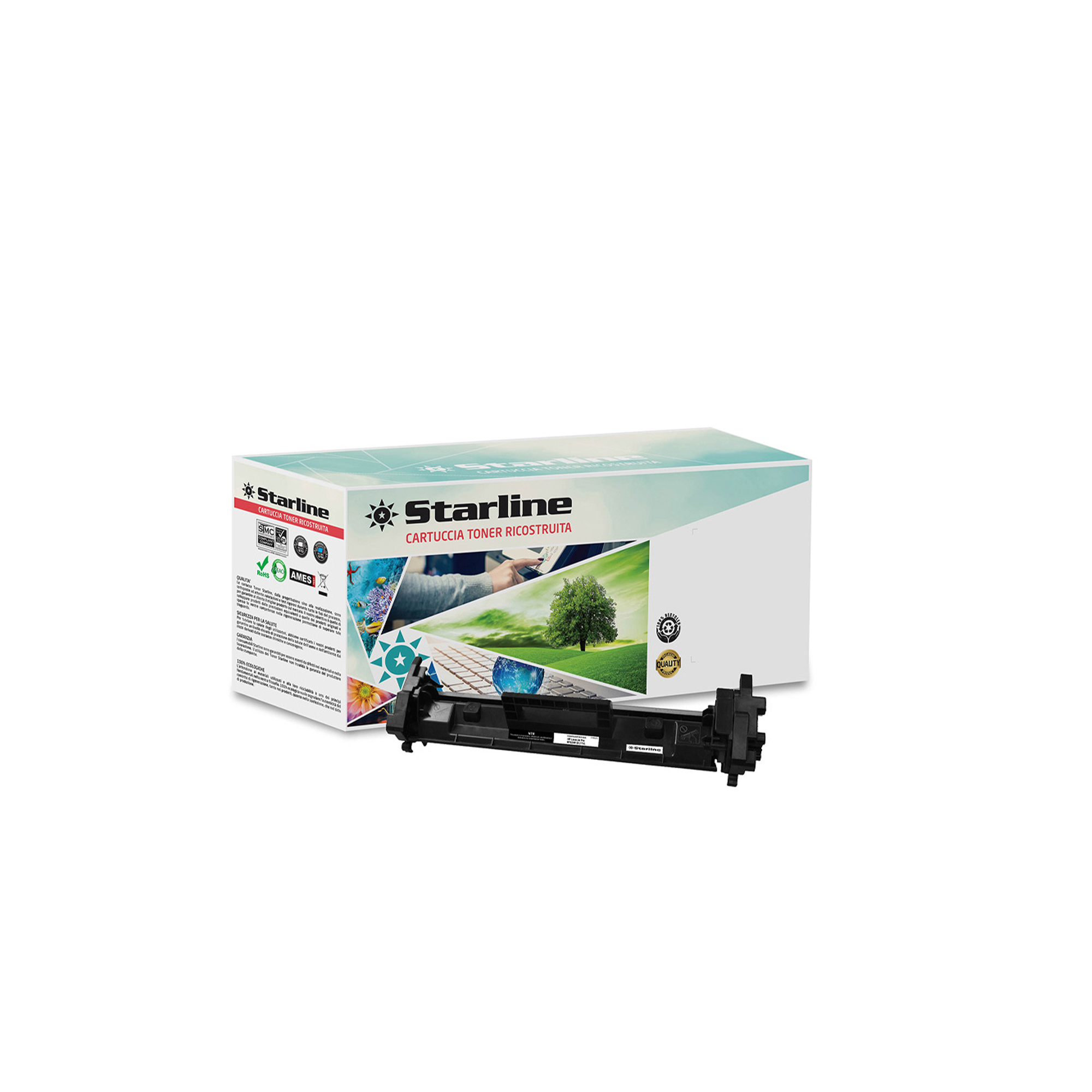 Starline - Toner Ricostruito per HP 17A - …