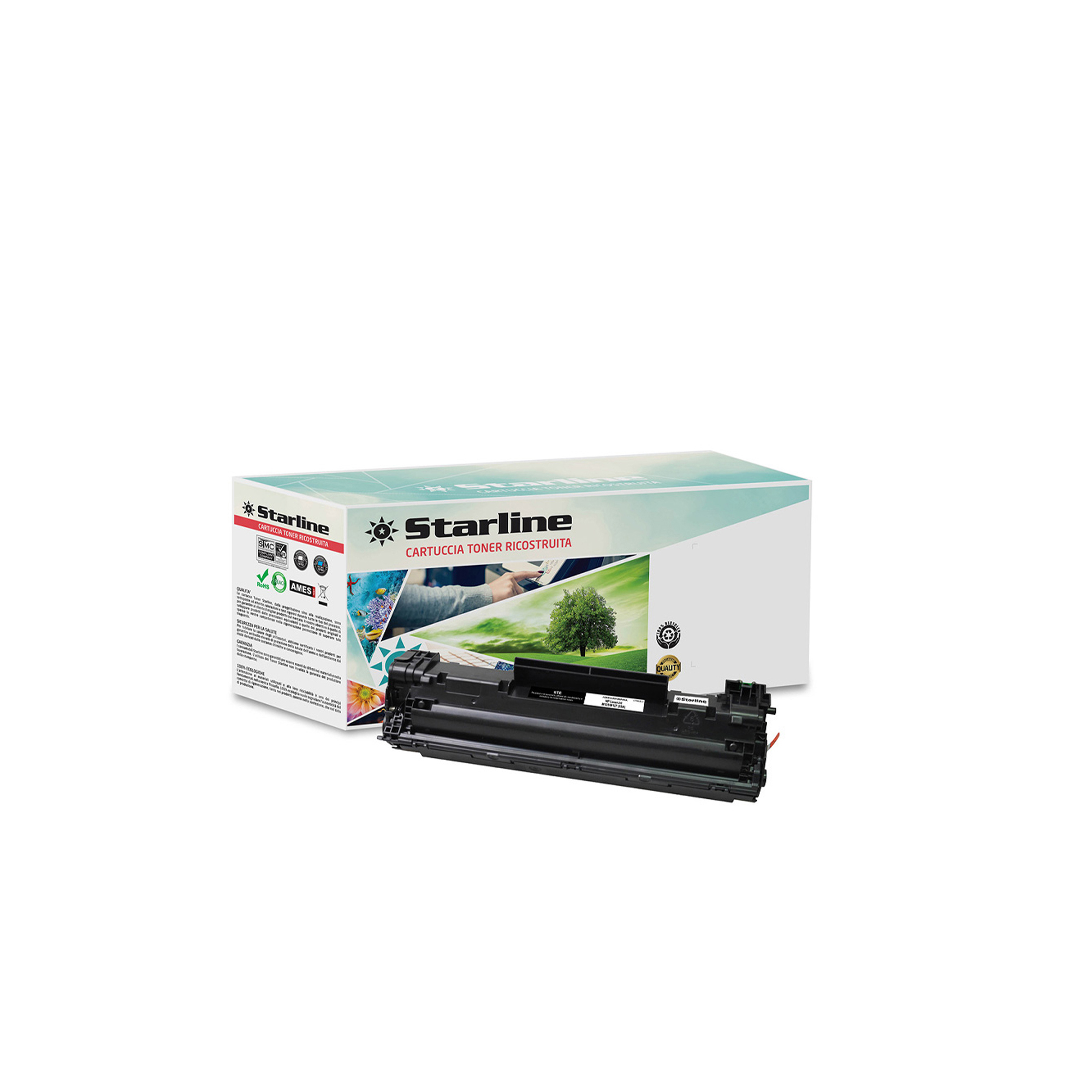 Starline - Toner Ricostruito - per HP 83A …