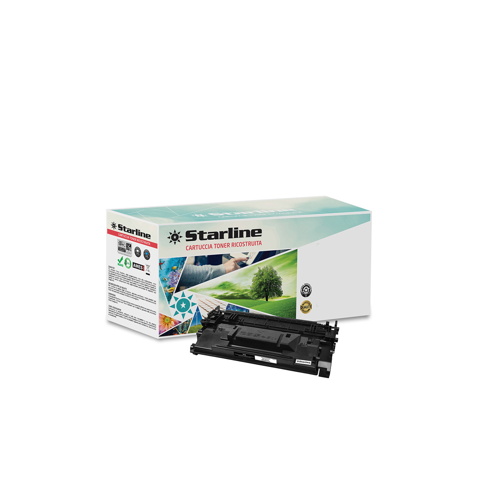 Starline - Toner Ricostruito - per HP 87A …