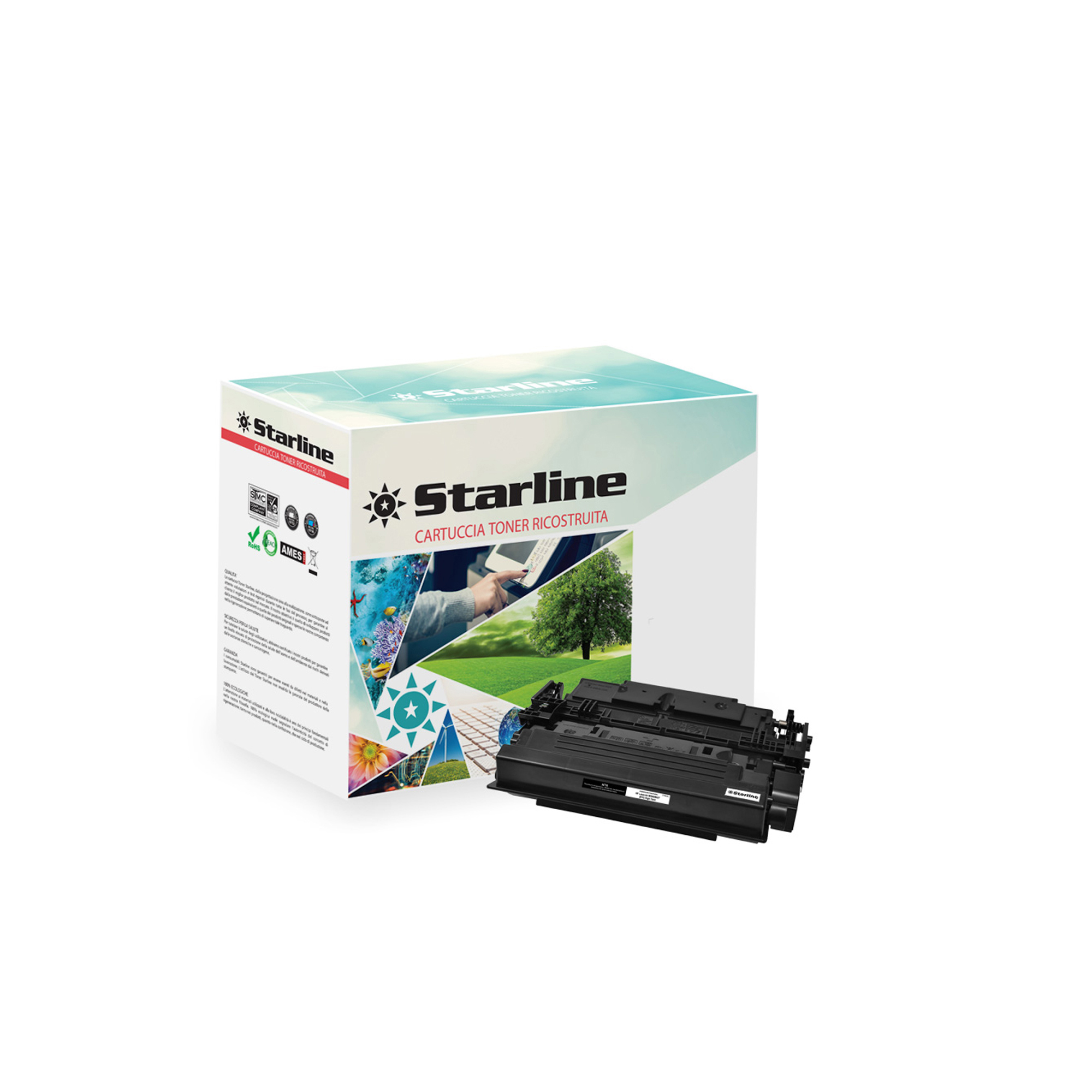 Starline - Toner Ricostruito per HP 87X - …