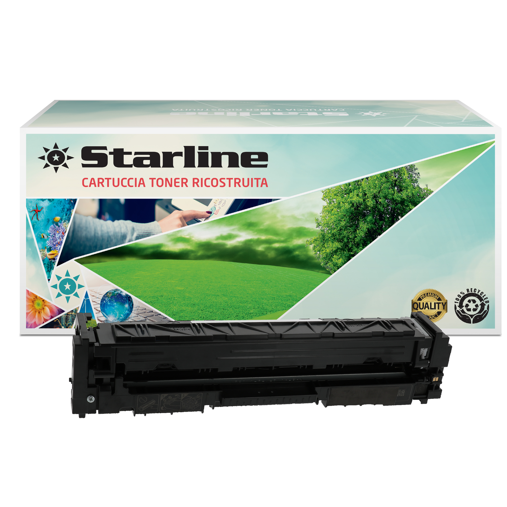 Starline - Toner Ricostruito per HP 205A - …
