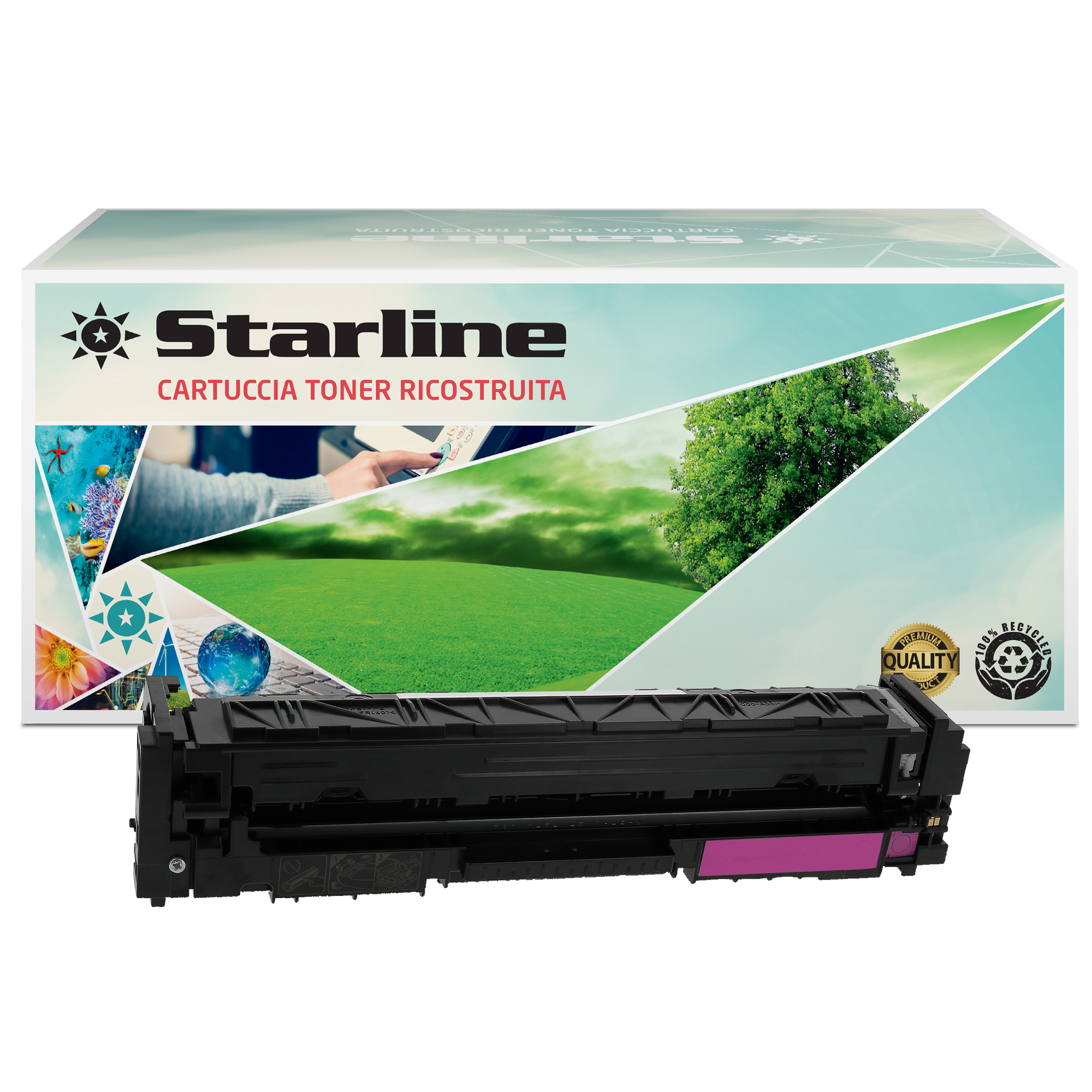 Starline - Toner Ricostruito per HP 205A - …