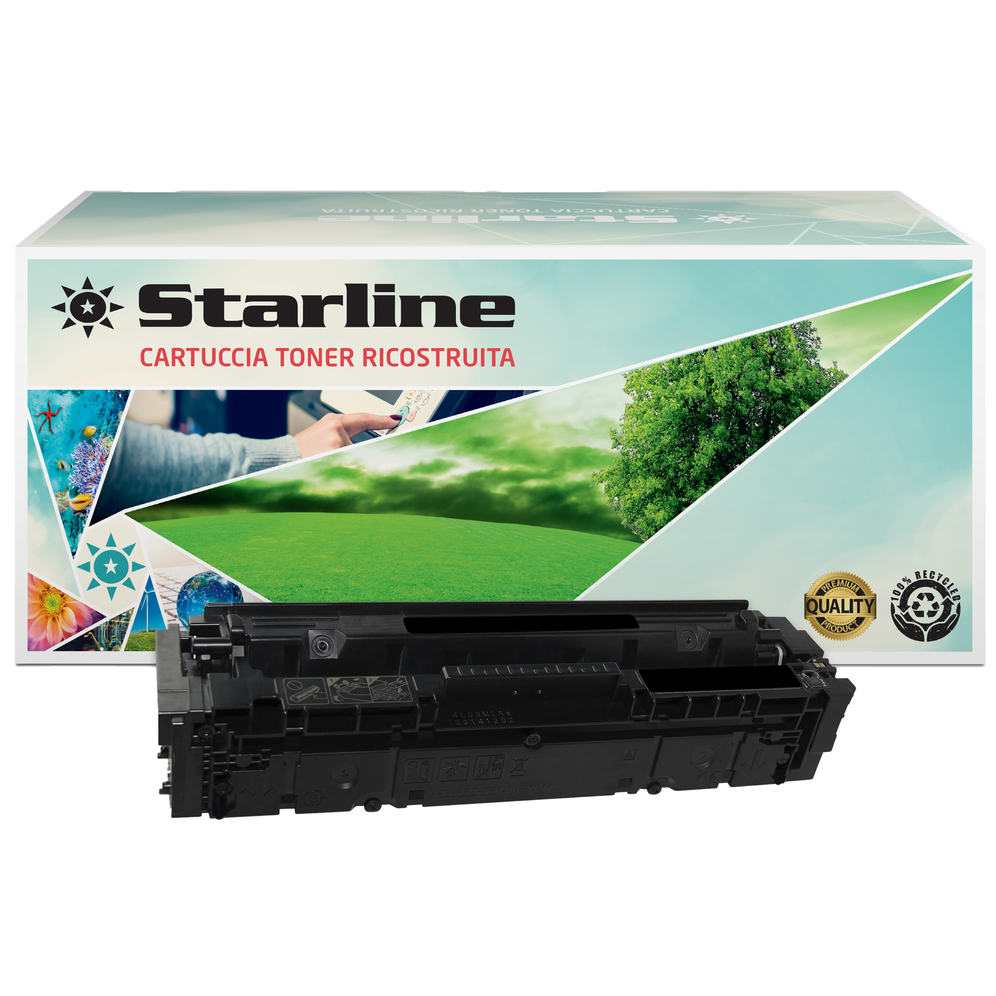 Starline - Toner Ricostruito per HP 203A - …